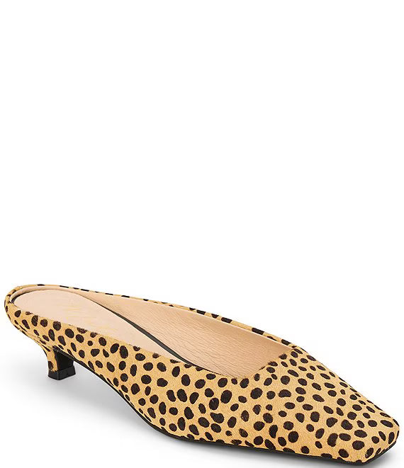 Classy Cheetah Kitten Heel