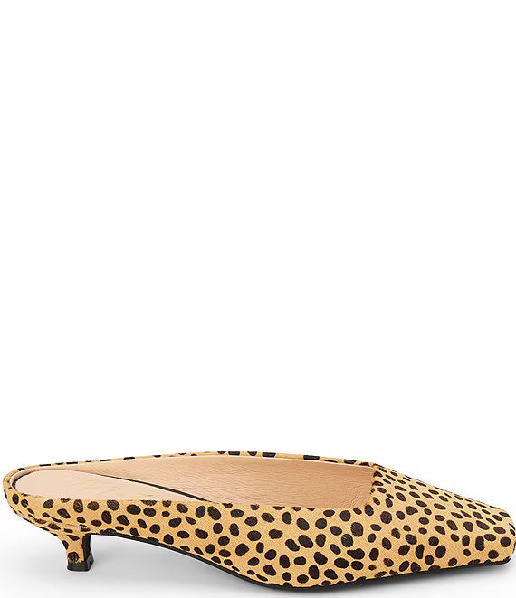 Classy Cheetah Kitten Heel