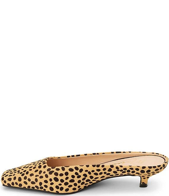 Classy Cheetah Kitten Heel