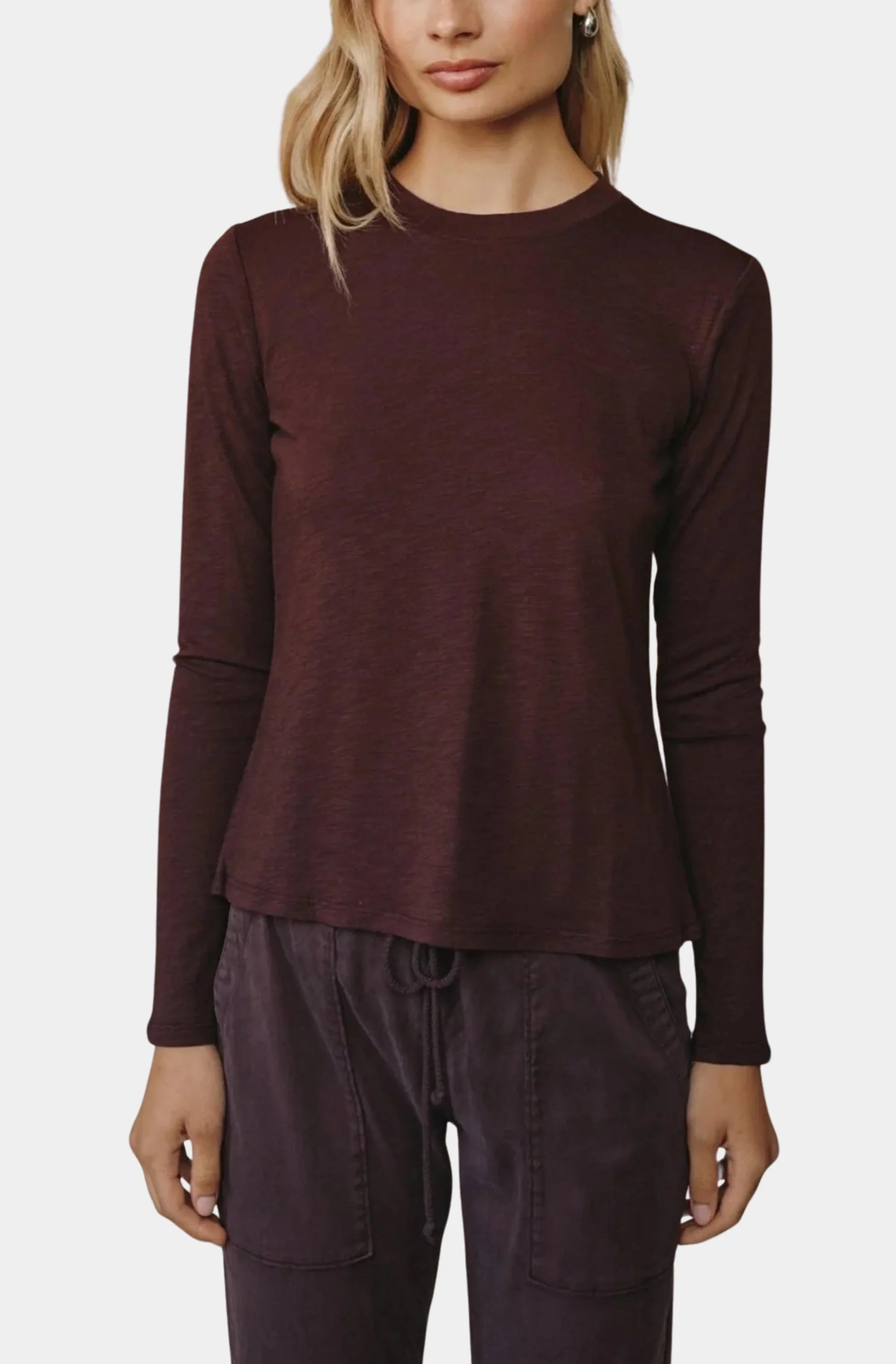 Long Sleeve Crew Neck Tee