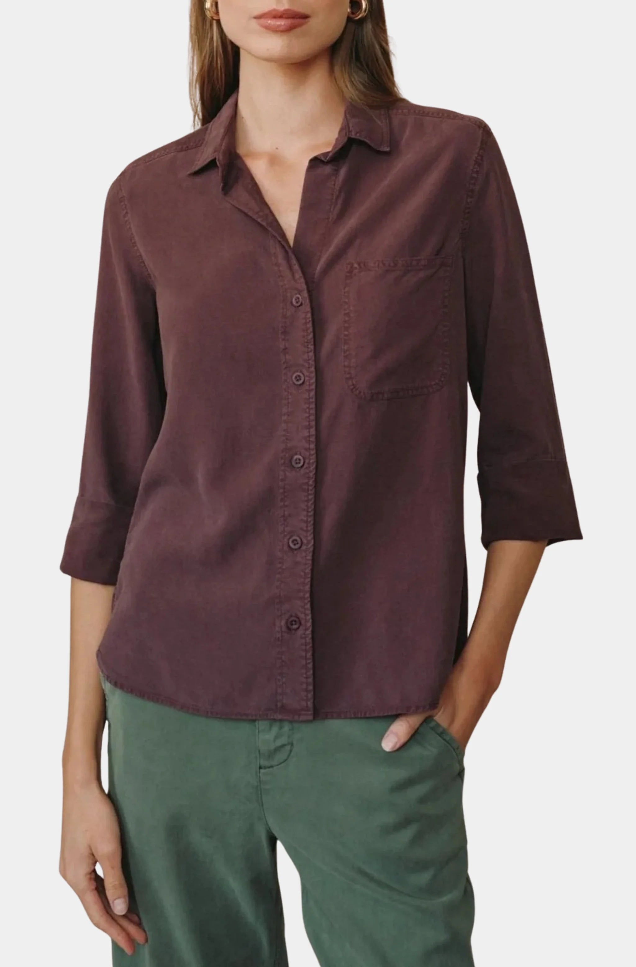 Shirt Tail Button Down