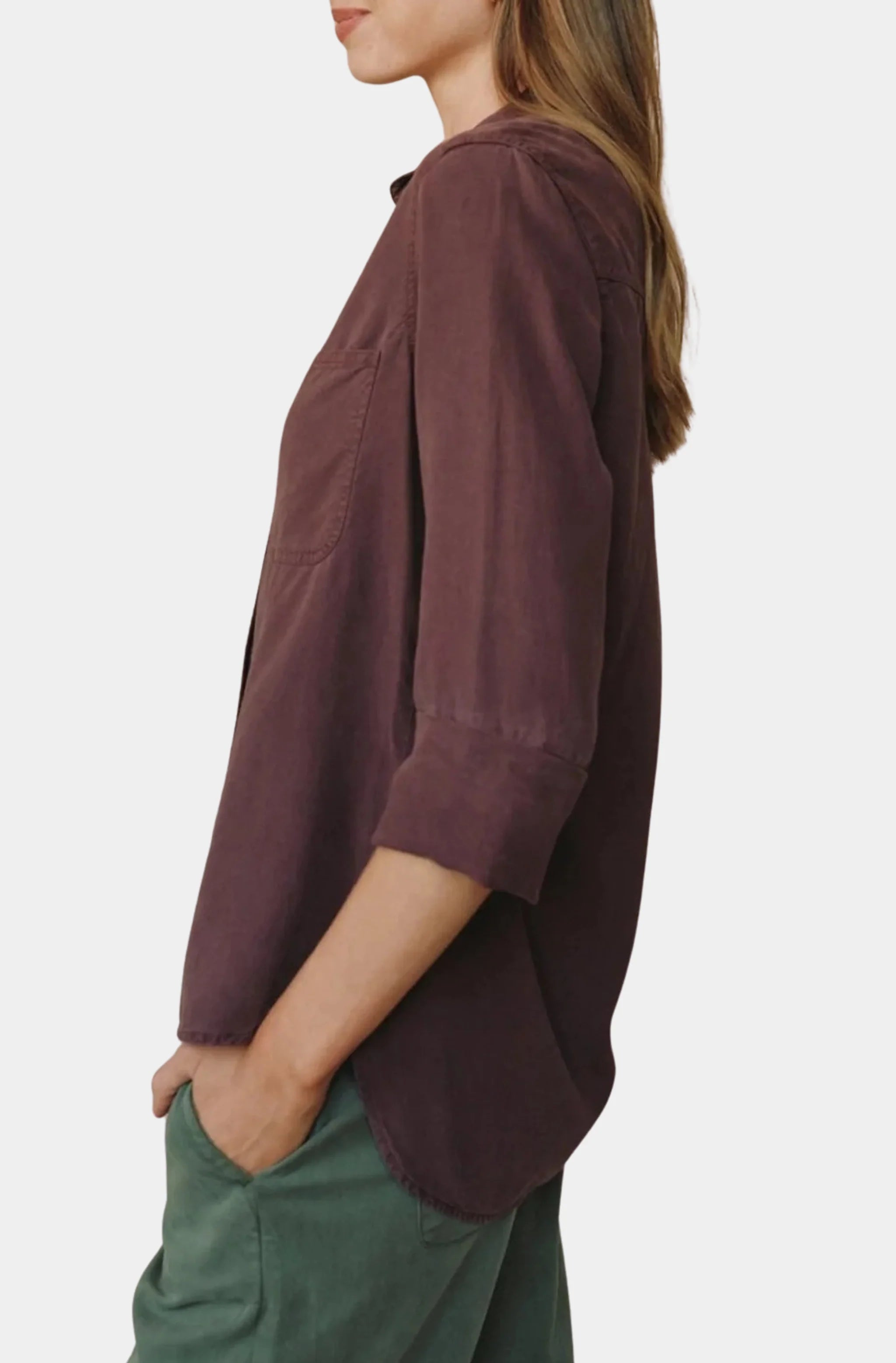 Shirt Tail Button Down