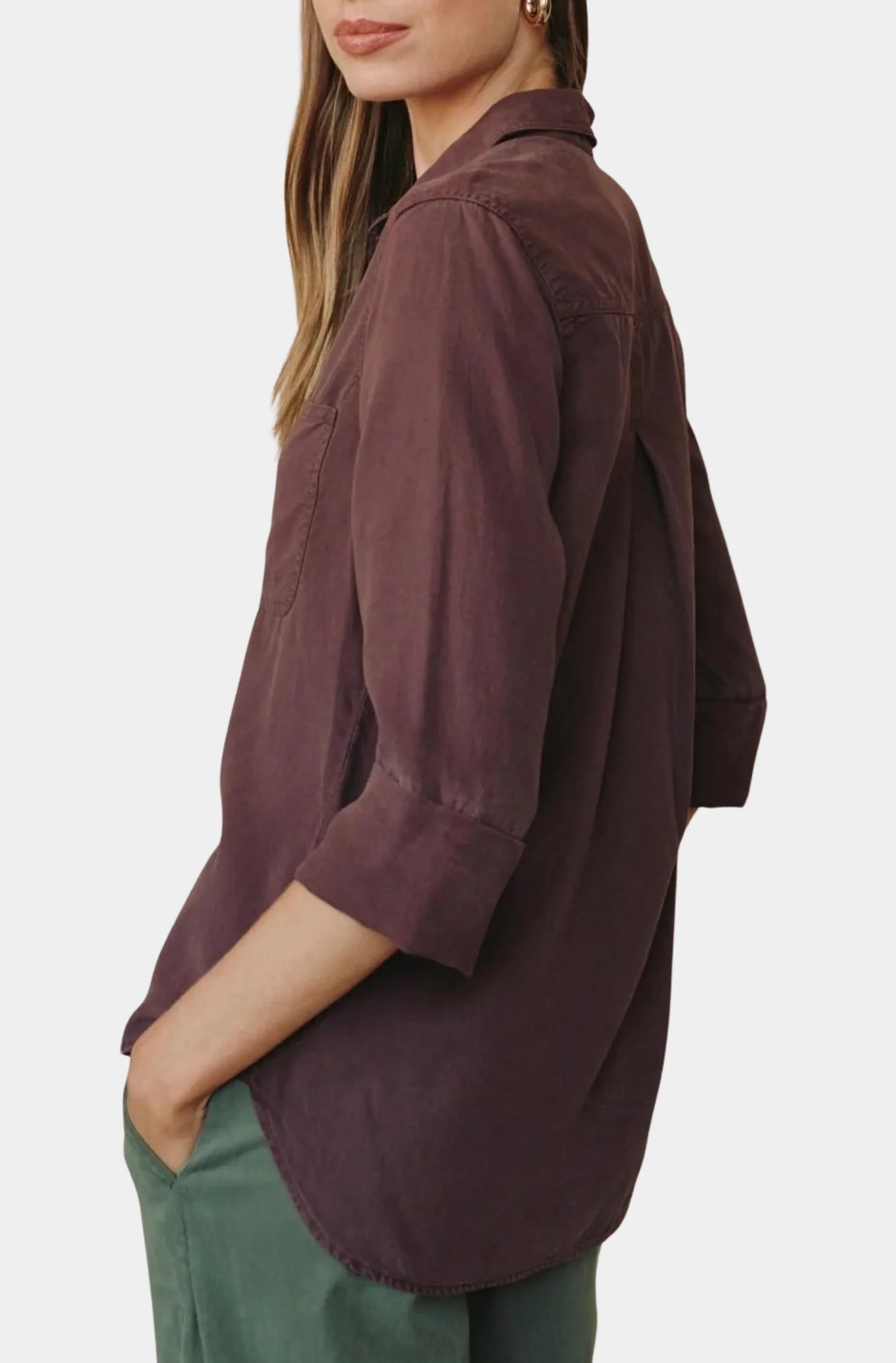 Shirt Tail Button Down
