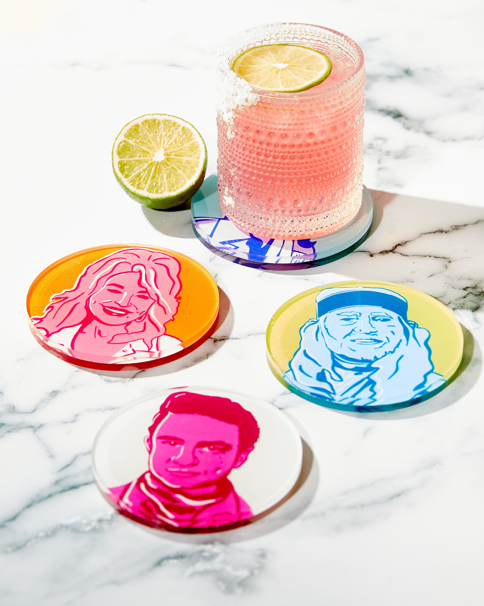 Country Legends | Set of 4 Coasters