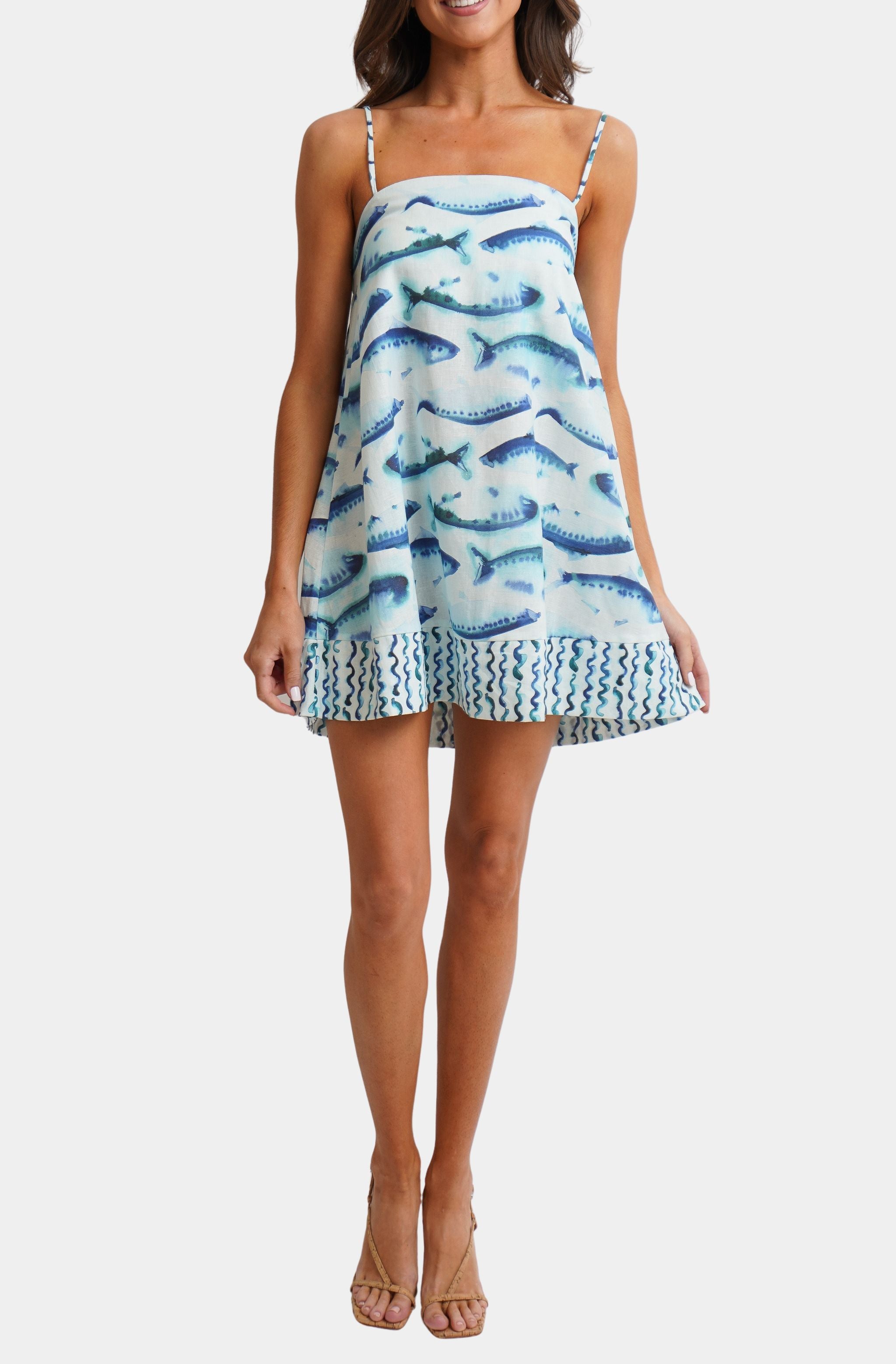 Hemline Exclusive Sardine Mini Dress