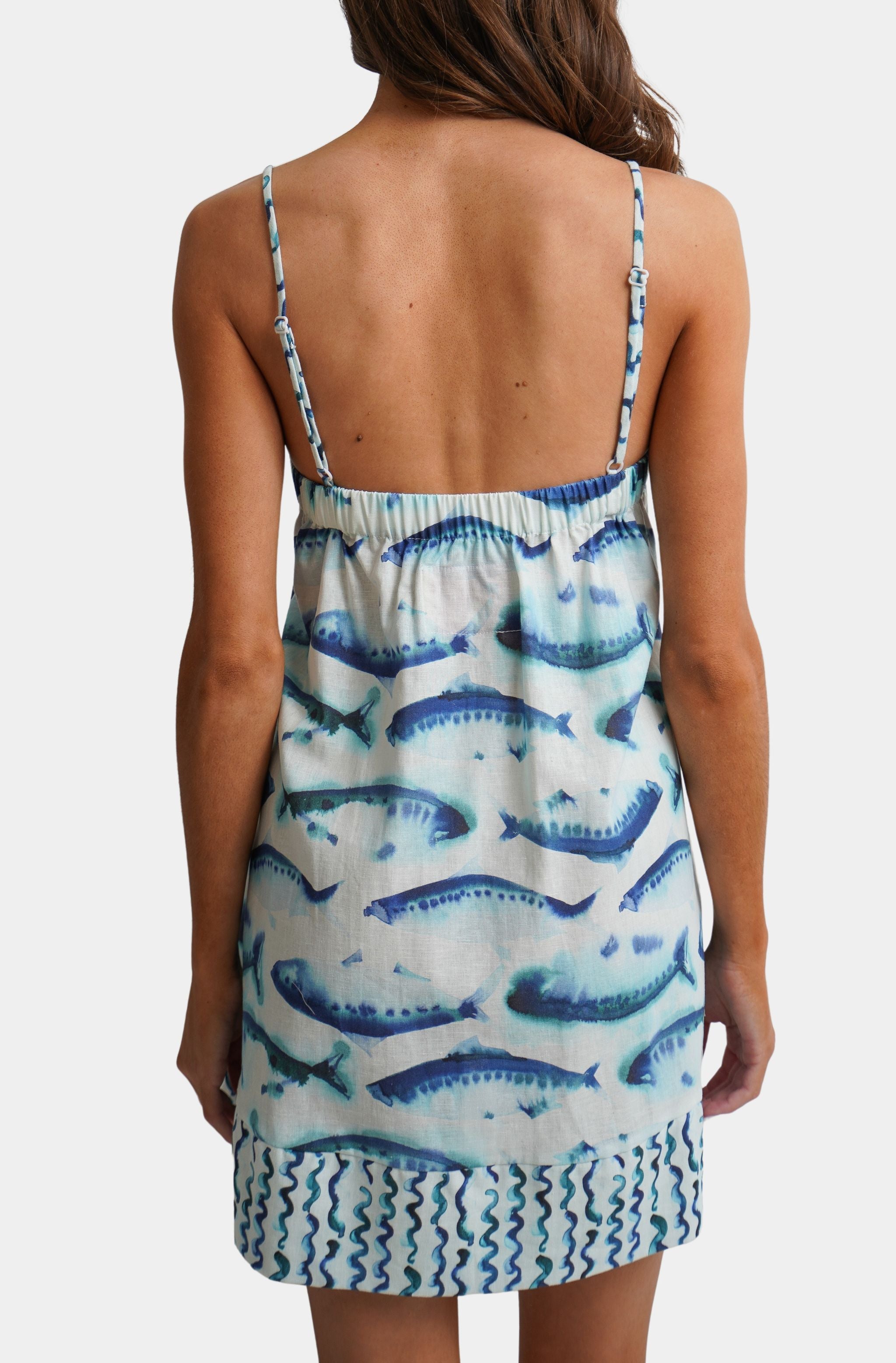 Hemline Exclusive Sardine Mini Dress