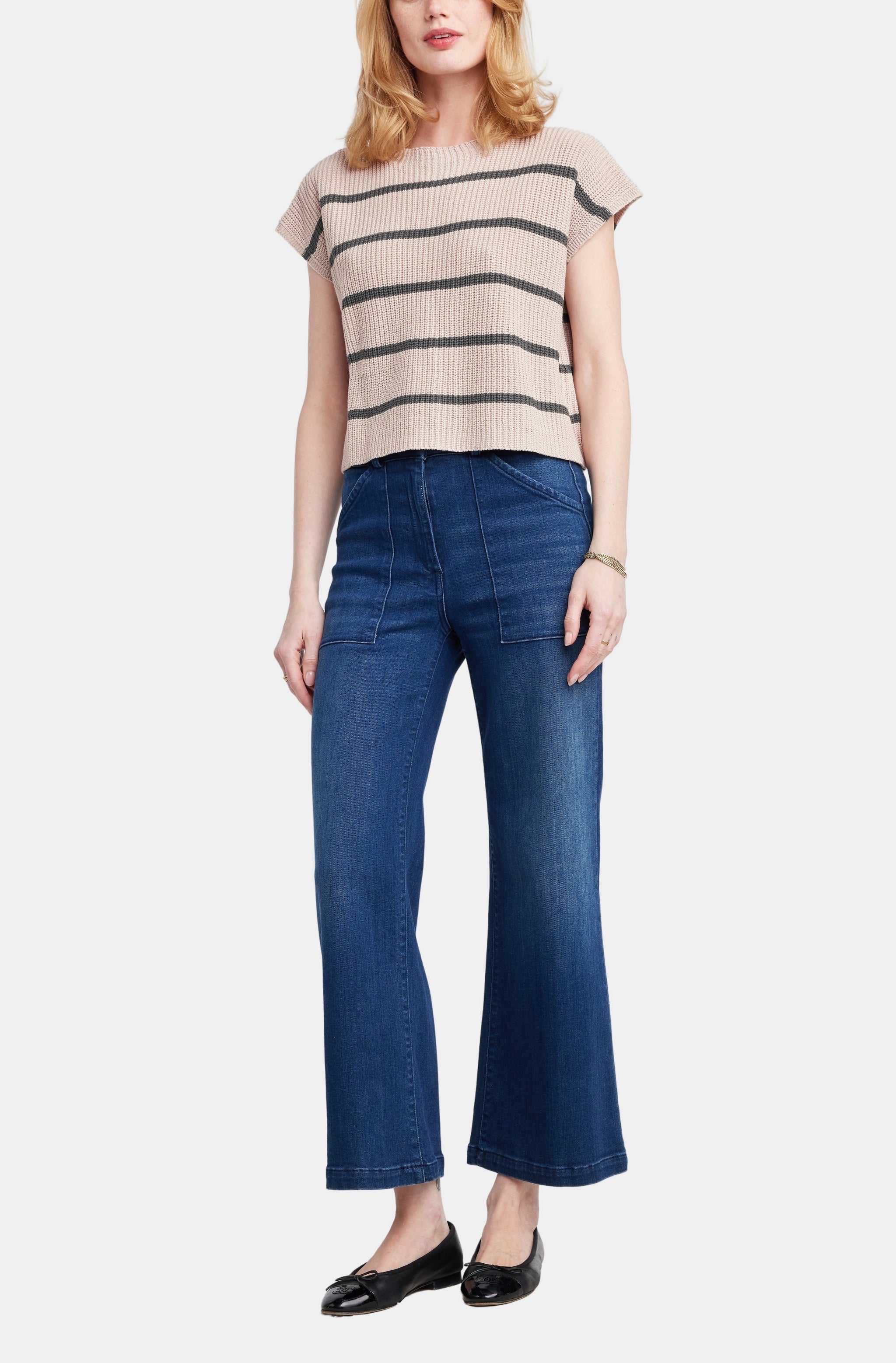 Gillian Crop Sweater Tee