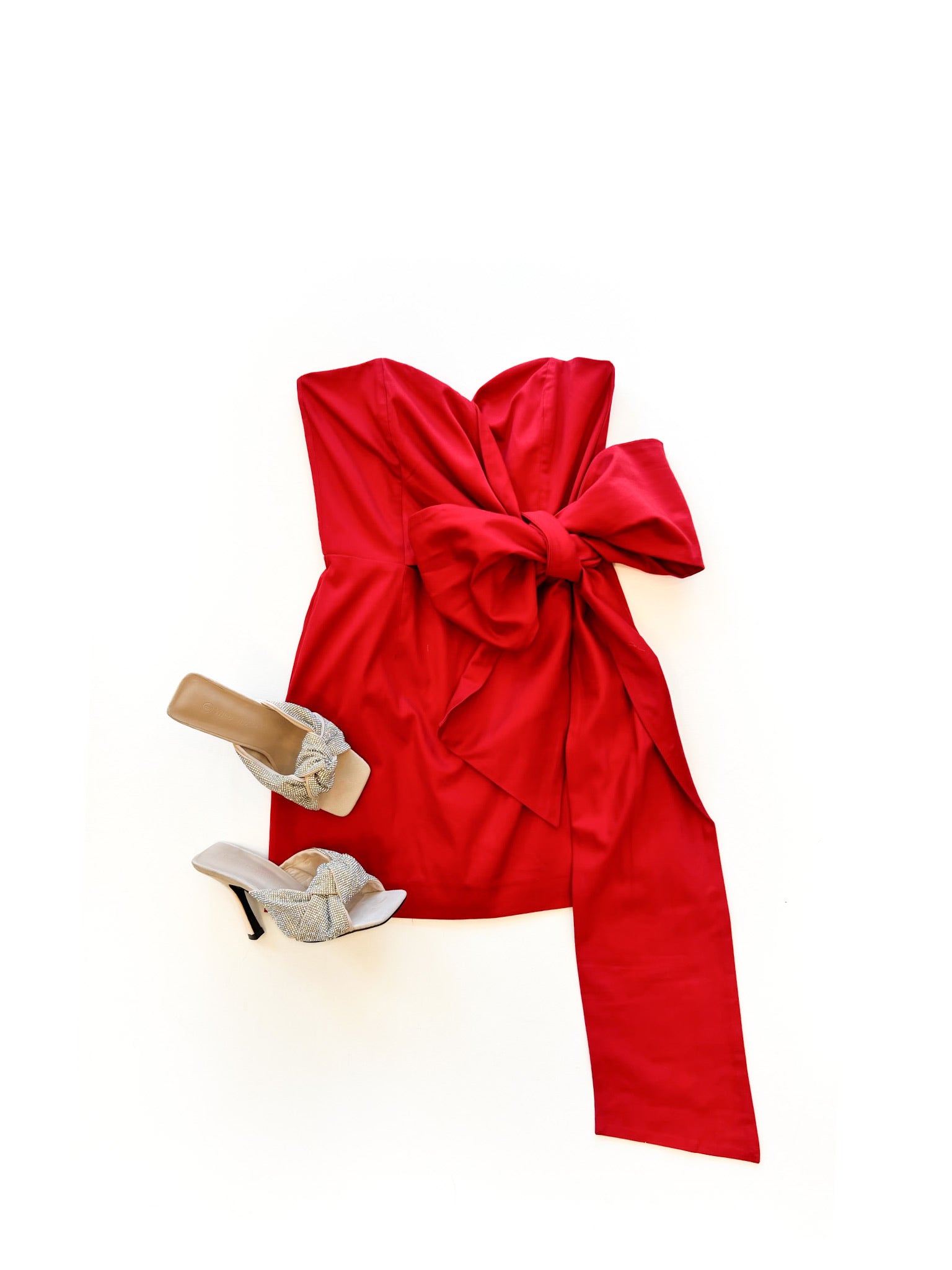 Florida Winter Strapless Dress