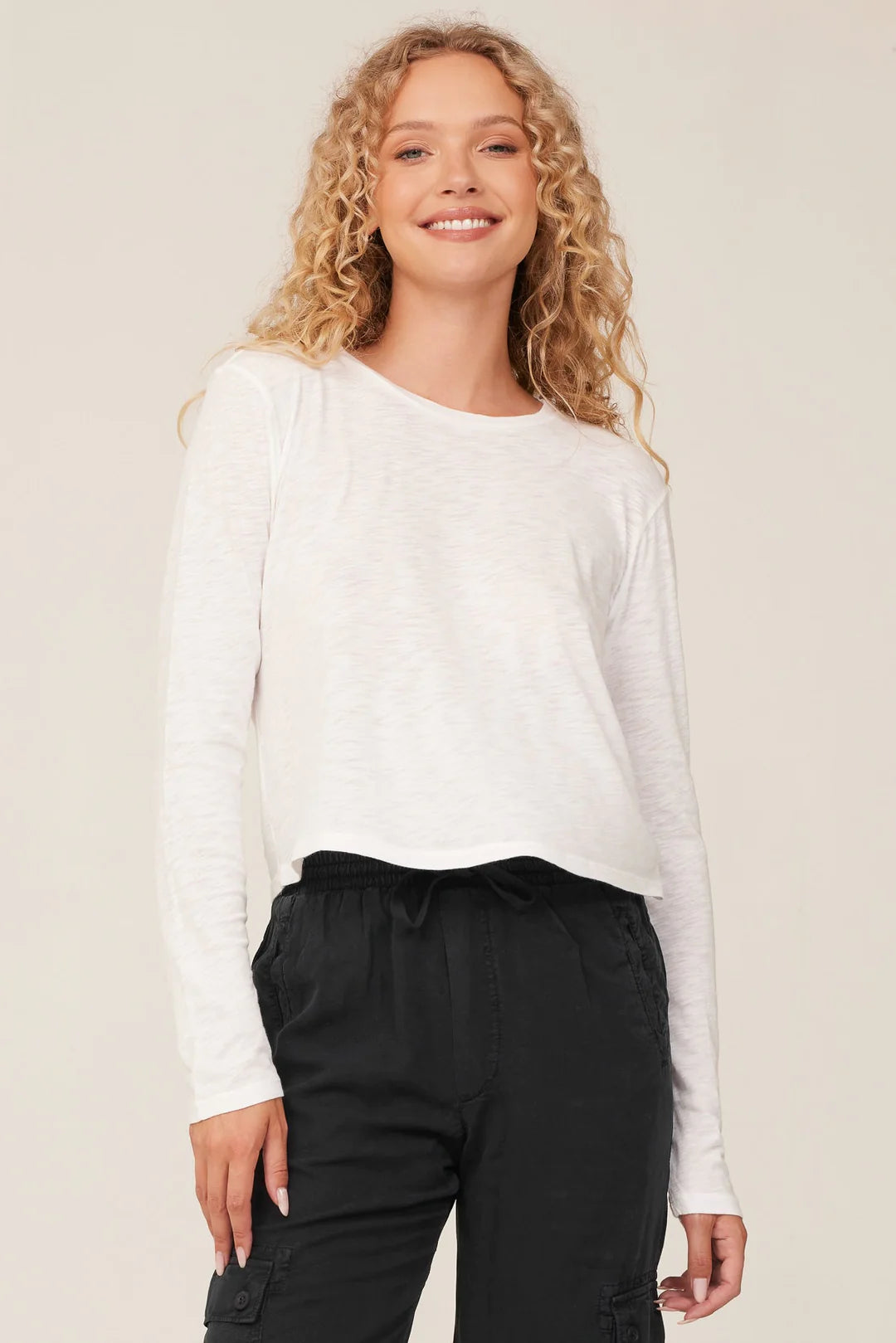 Long Sleeve Crew Neck Tee