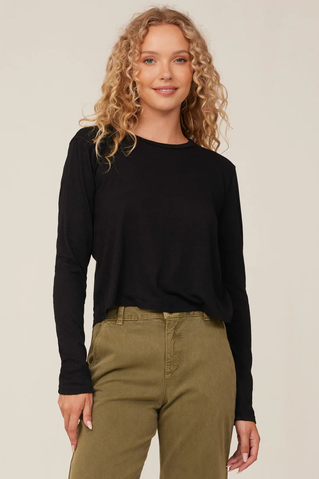 Long Sleeve Crew Neck Tee