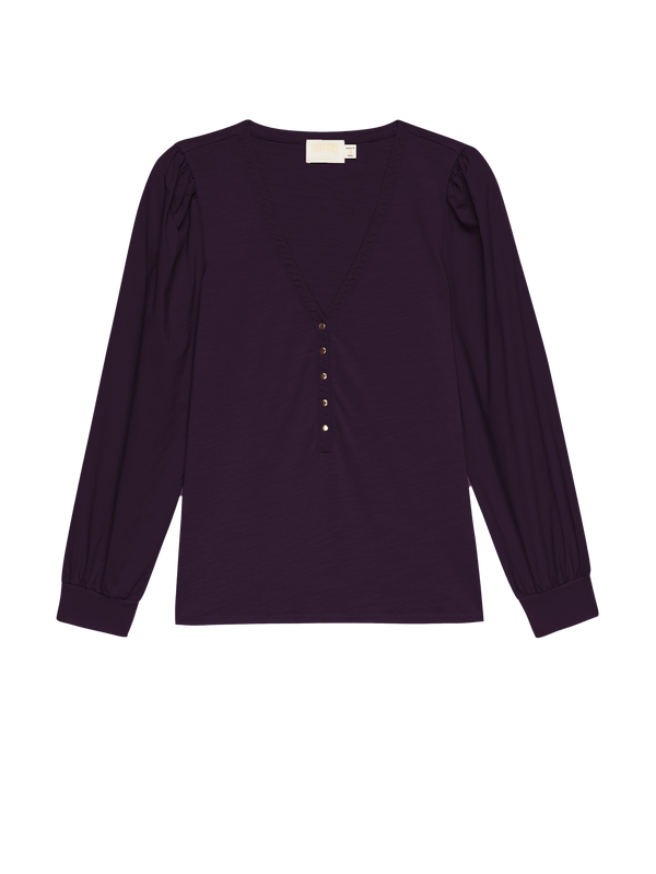 Ivy Feminine Snap Henley