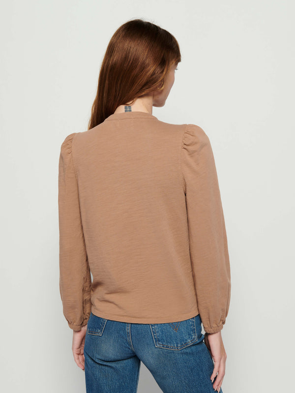 Luanne Yoked Snap Tee