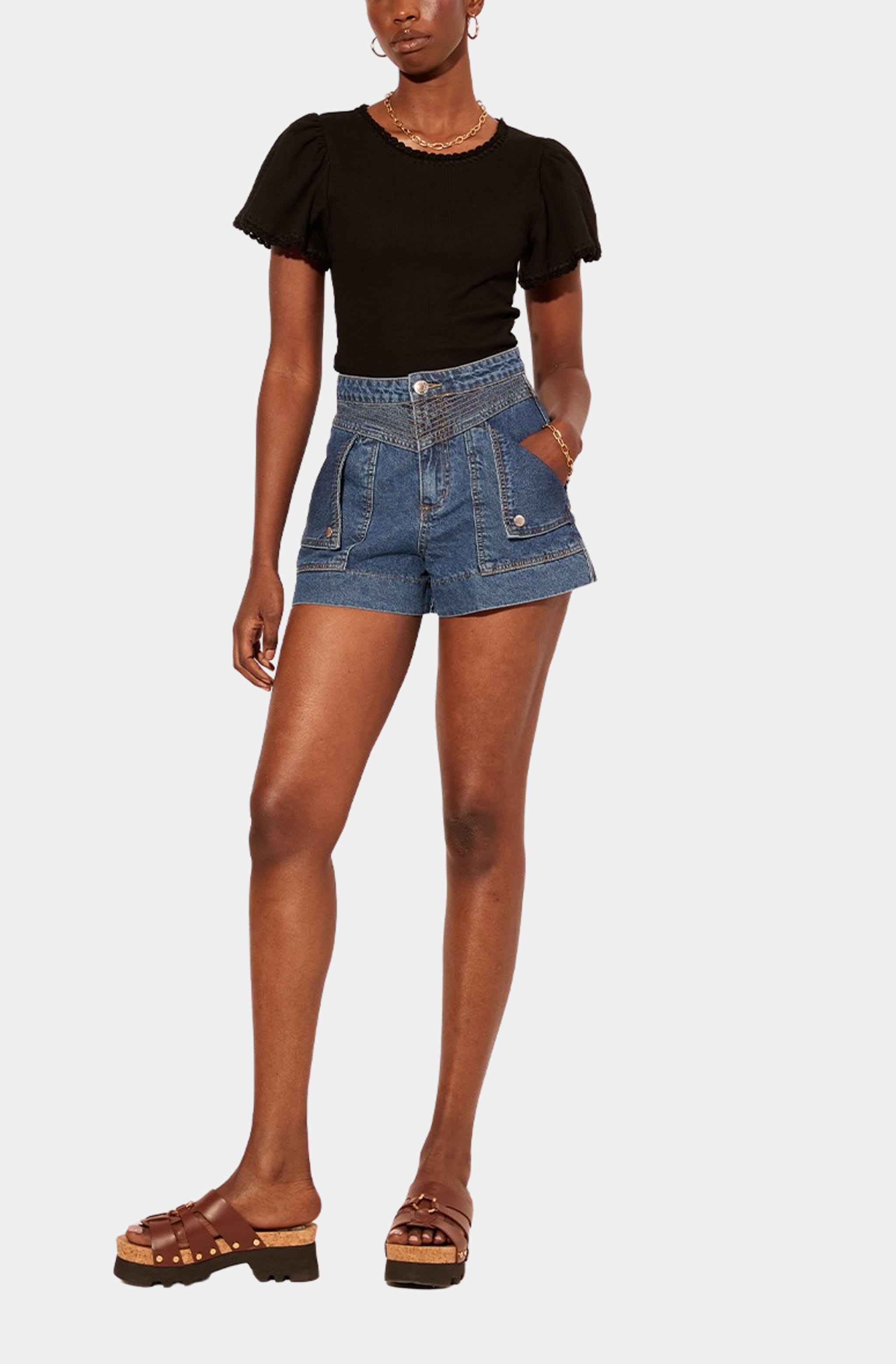 Celene Denim Short