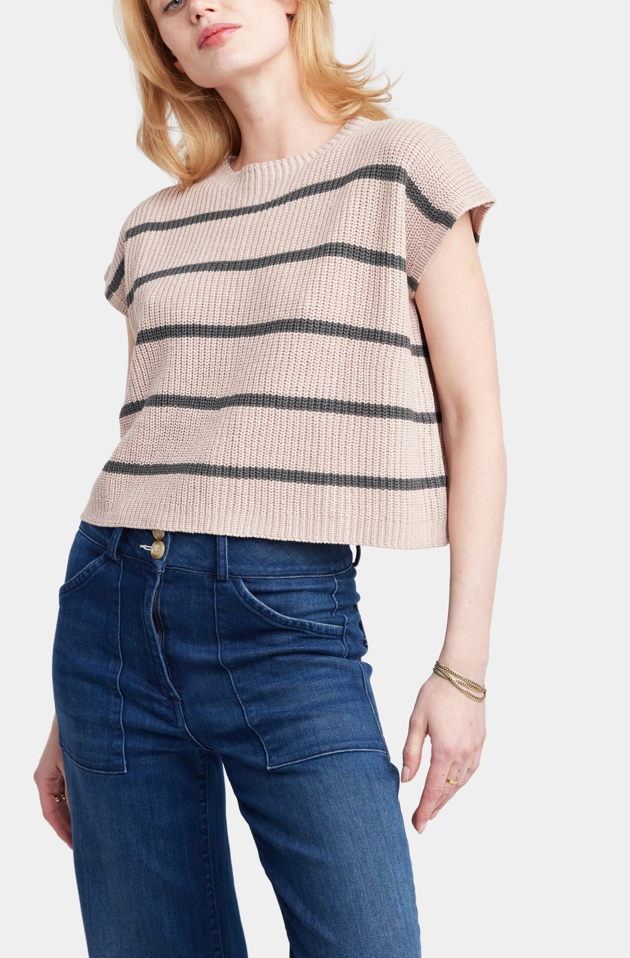 Gillian Crop Sweater Tee