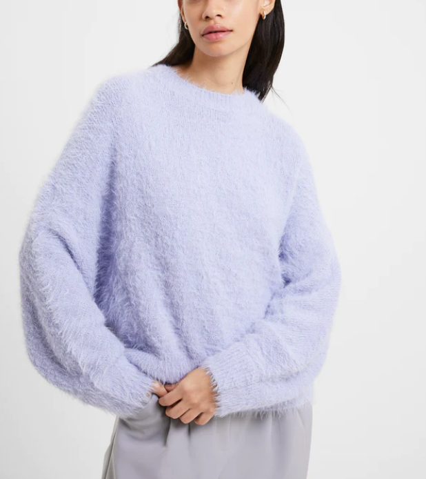Meena Fluffy Boat Neck Jumper
