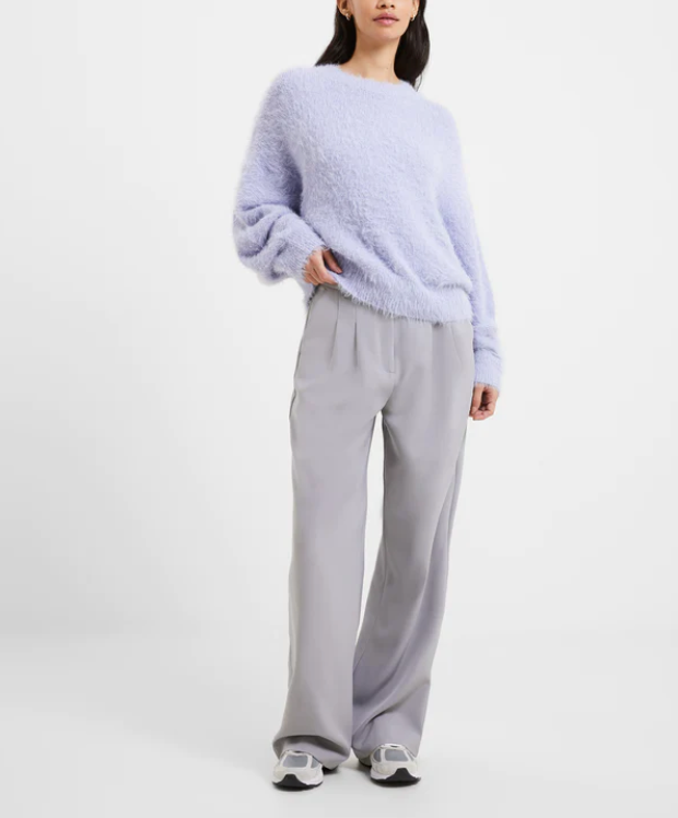 Meena Fluffy Boat Neck Jumper