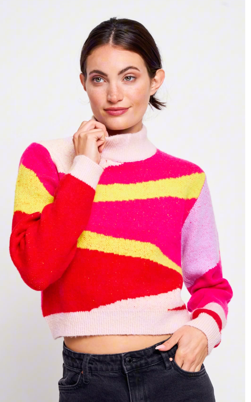 Silka Abstract Pattern Sweater