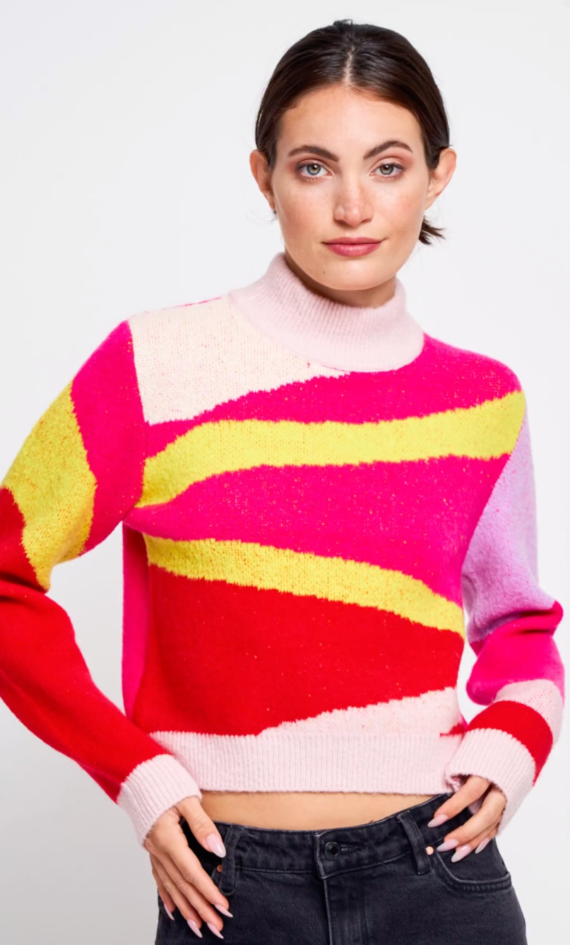 Silka Abstract Pattern Sweater