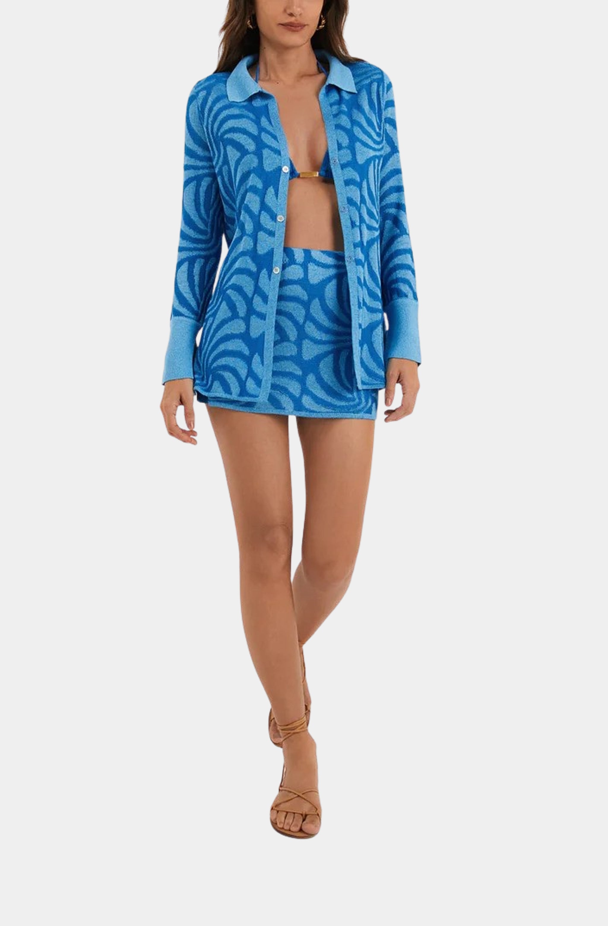 Jacquard Lara Mini Skirt