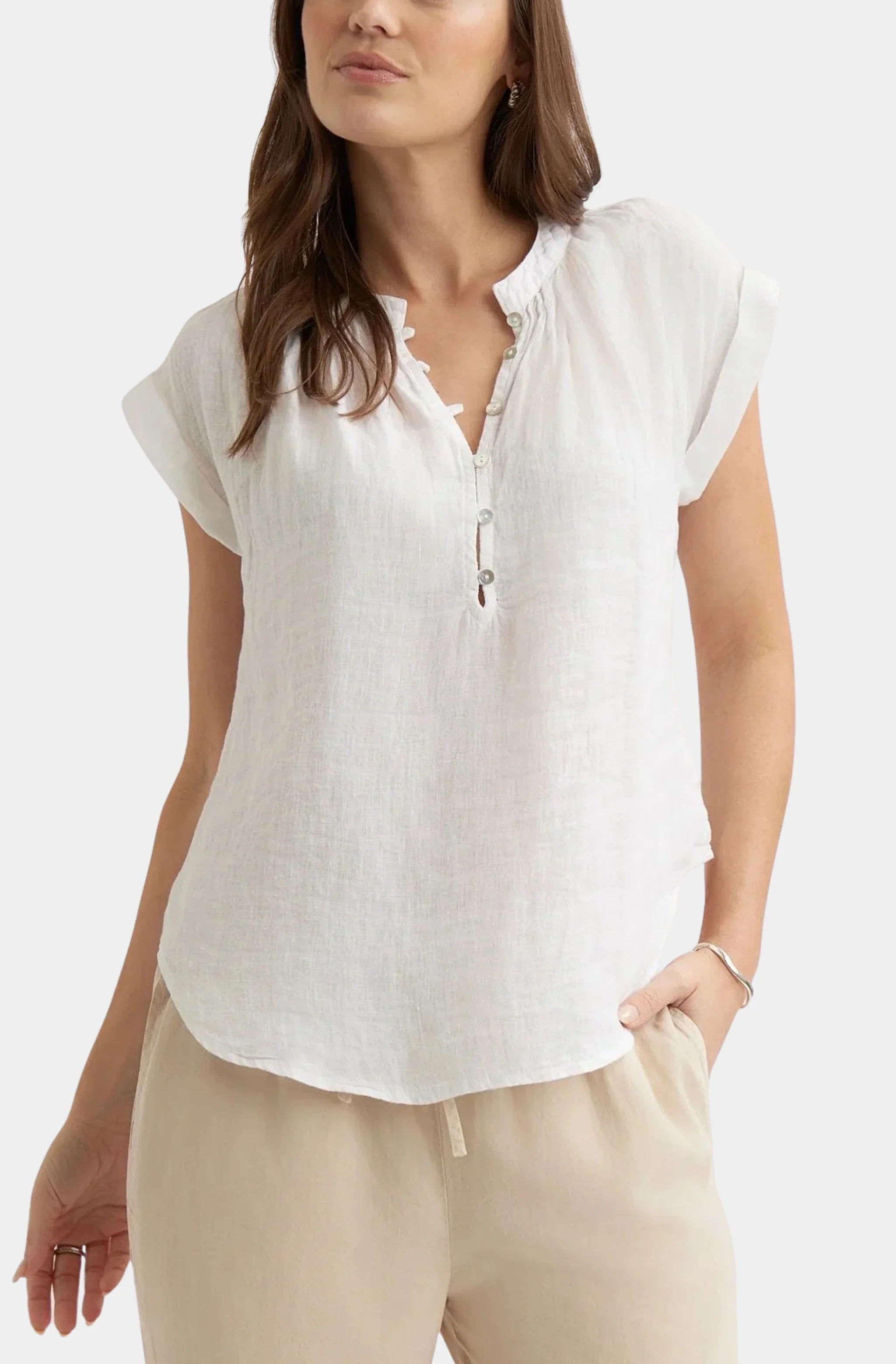 Cap Sleeve Pullover