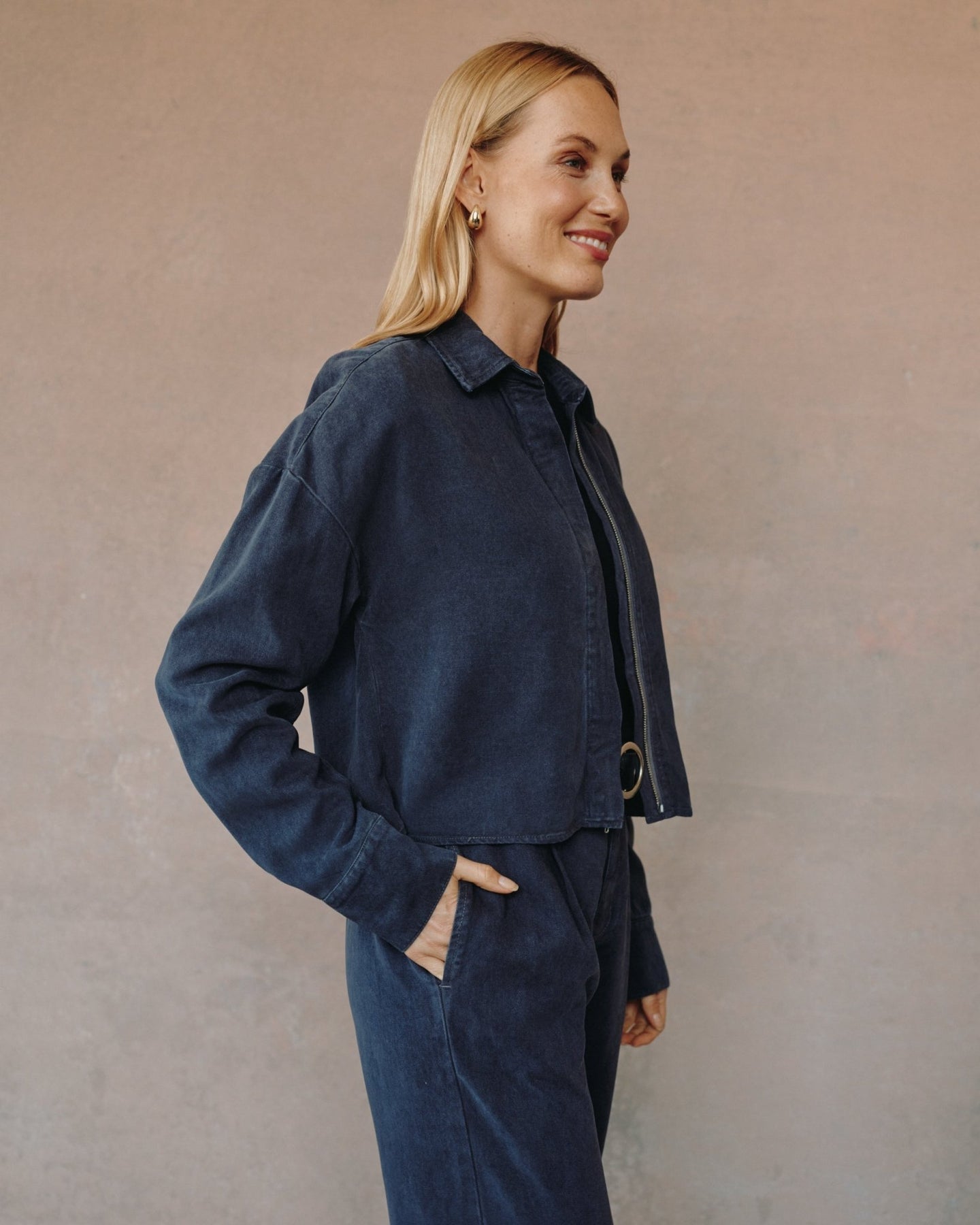 Oversized Cropped Shacket