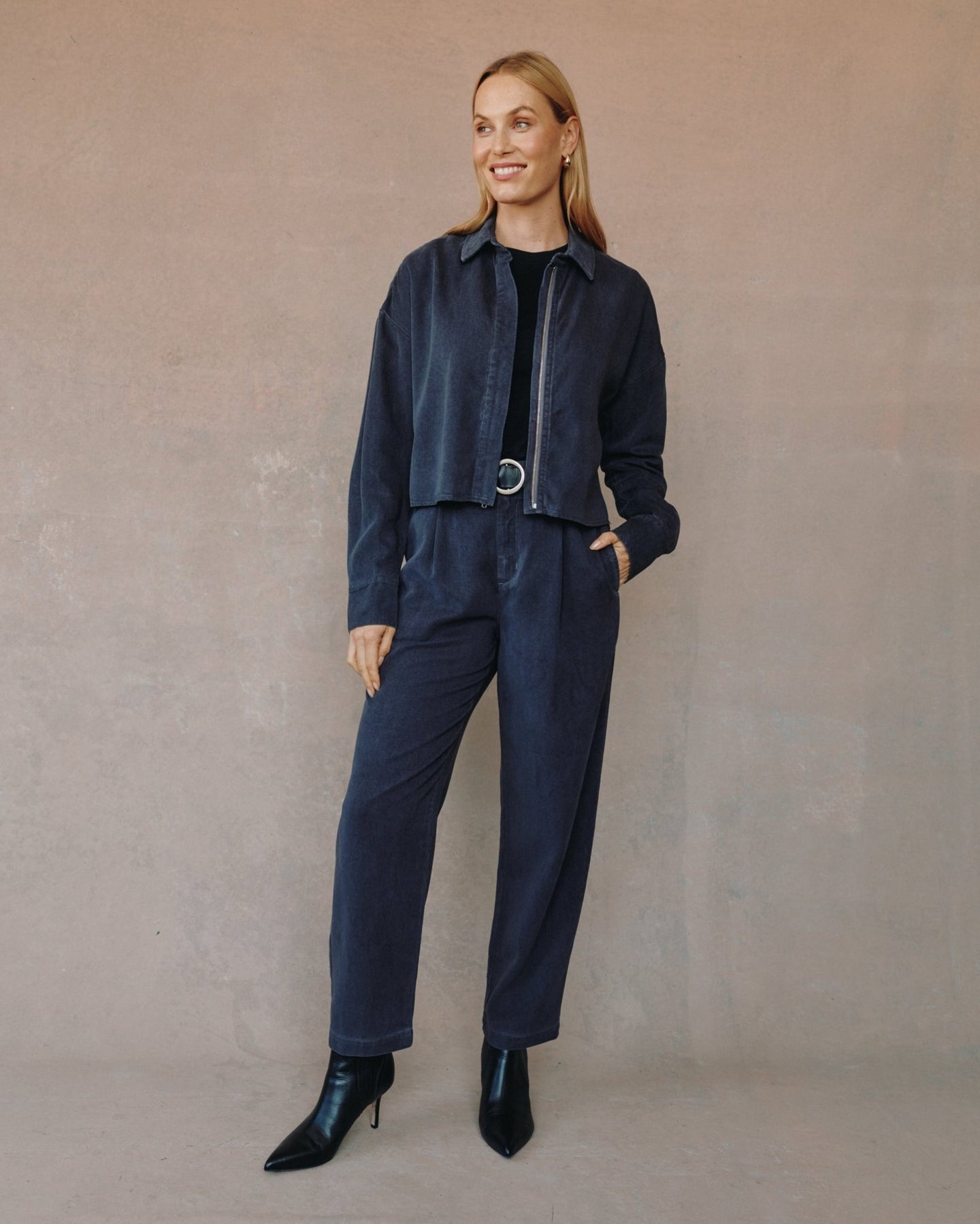 Oversized Cropped Shacket
