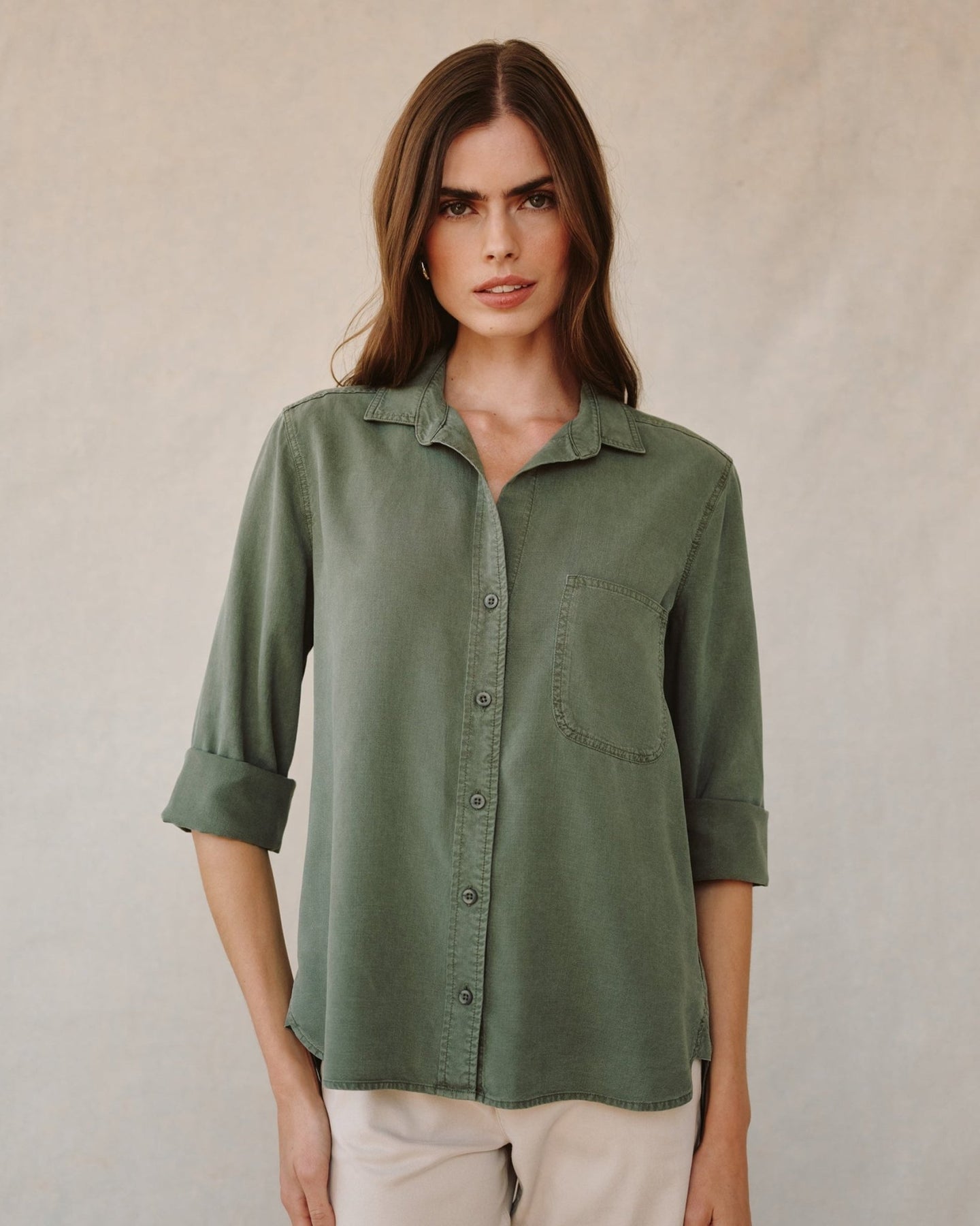 Shirt Tail Button Down