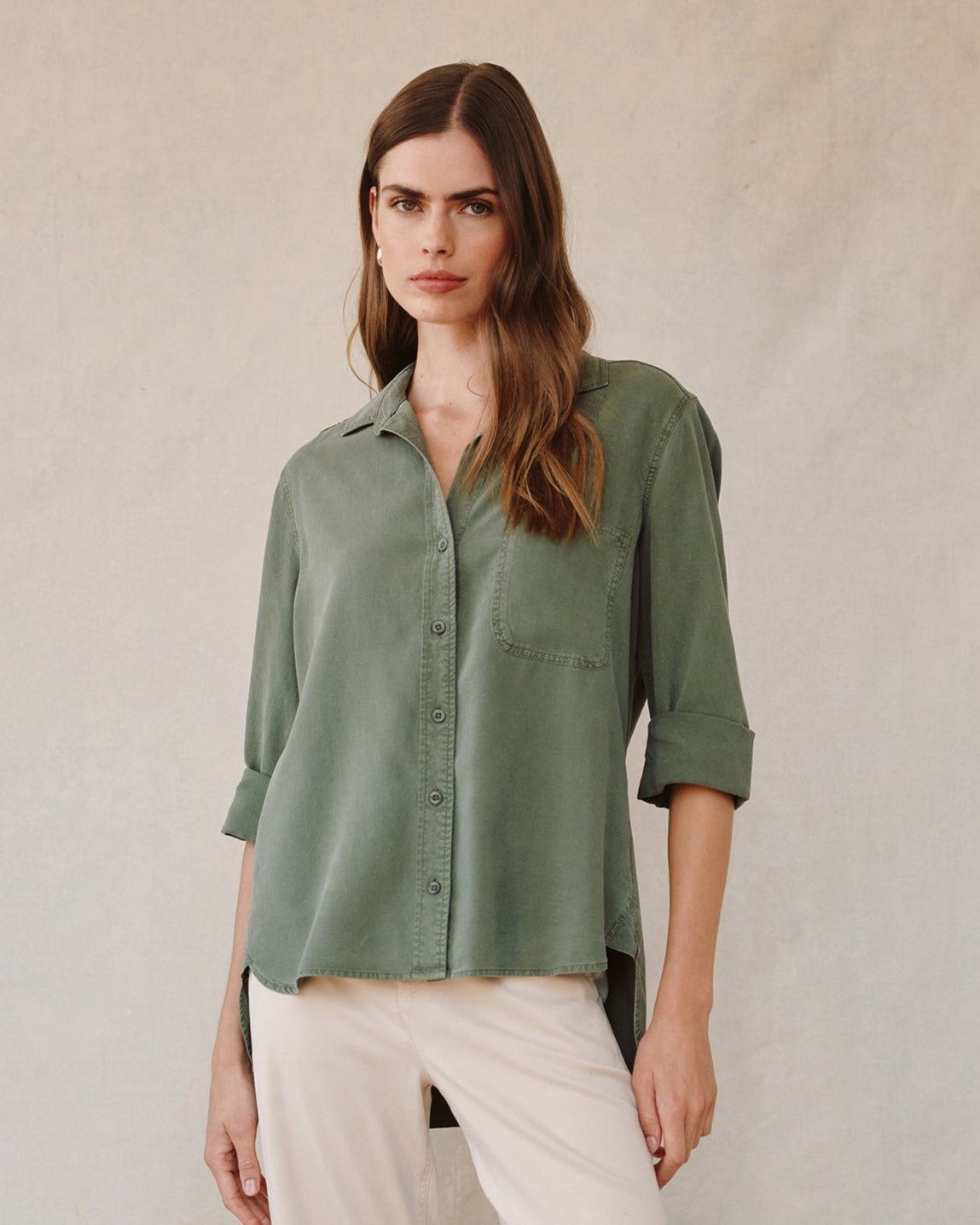 Shirt Tail Button Down