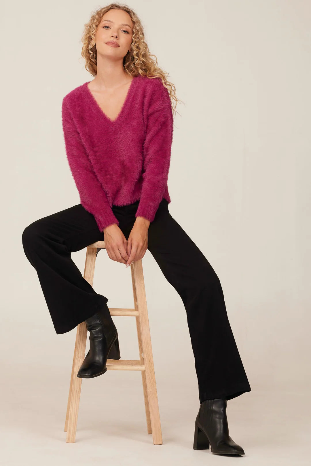 Slouchy V Neck Sweater