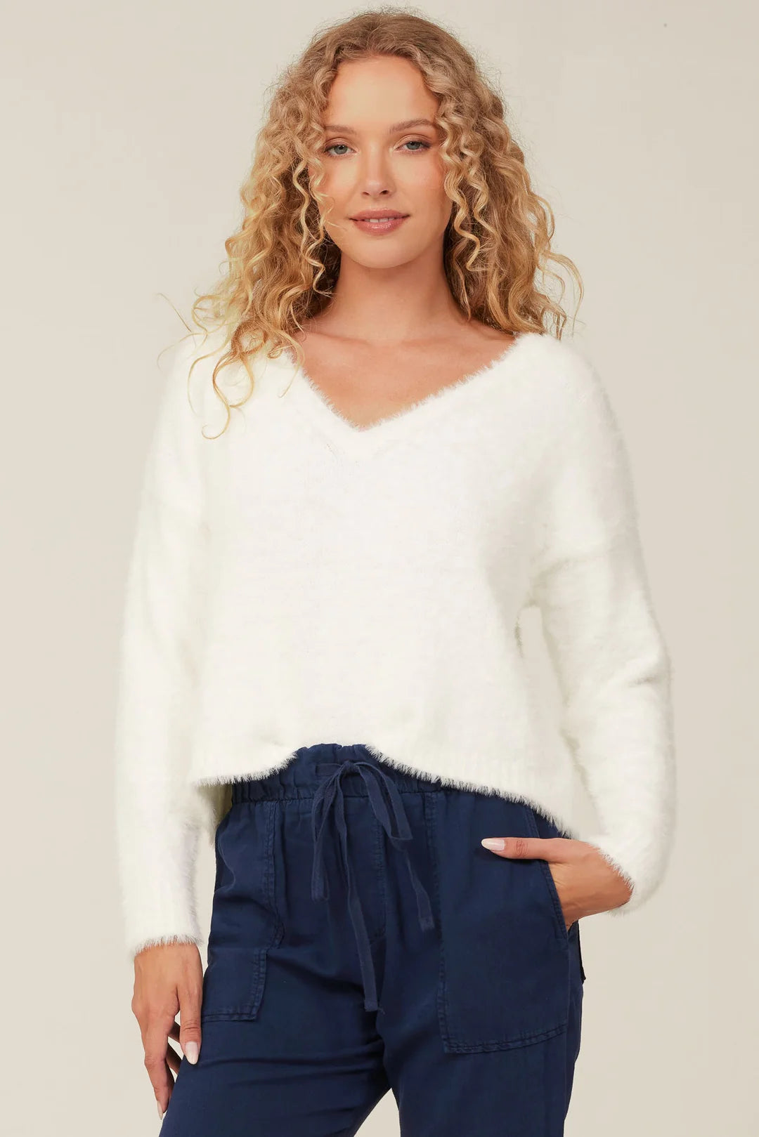Slouchy V Neck Sweater