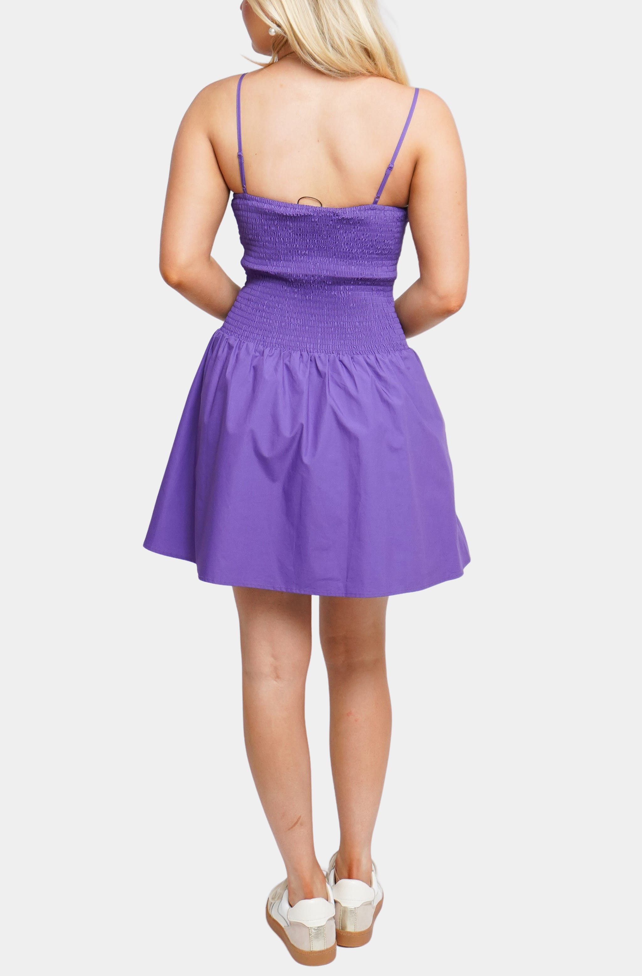 Hemline Exclusive Poplin Strap Dress