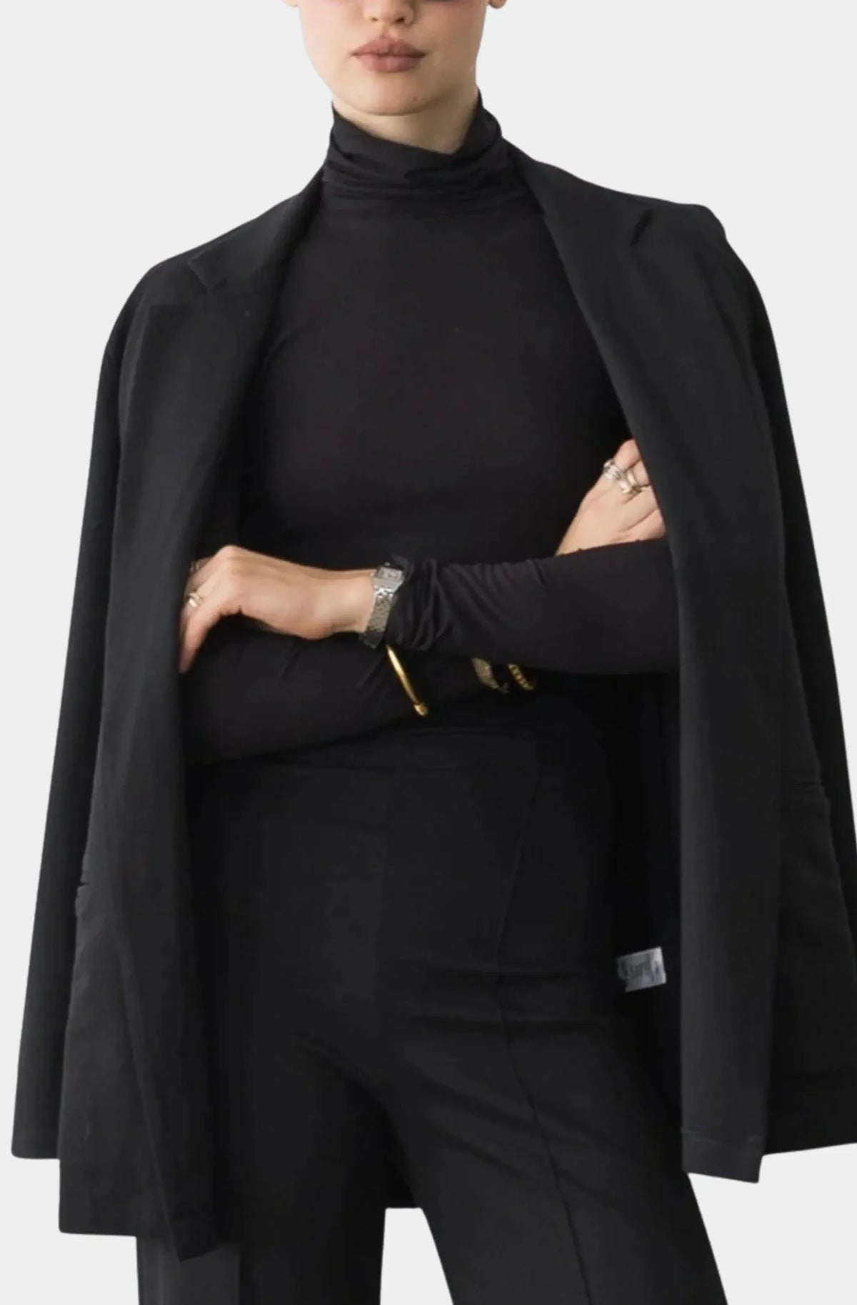 Ponte Knit Oversized Blazer