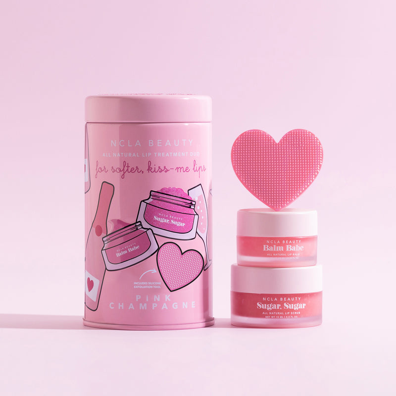 Pink Champagne Lip Care Duo+ Lip Scrubber