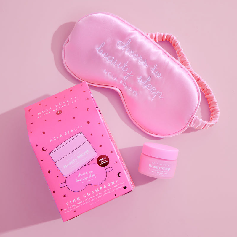 Sweet Dreams Pink Champagne Lip Mask Gift Set