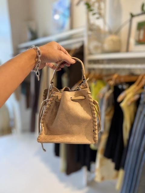 Gillie Mini Faux Suede Bag