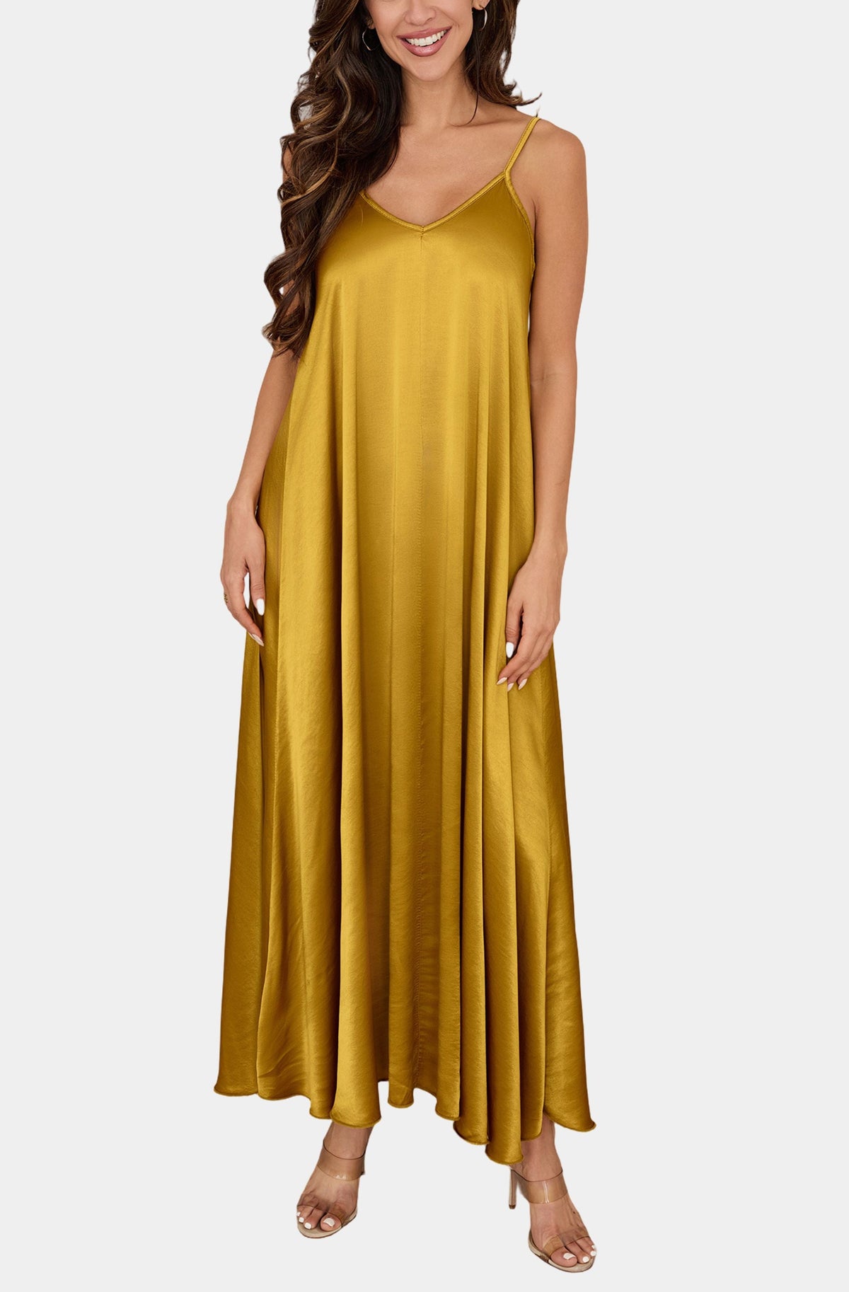 Silky Slip Maxi Dress