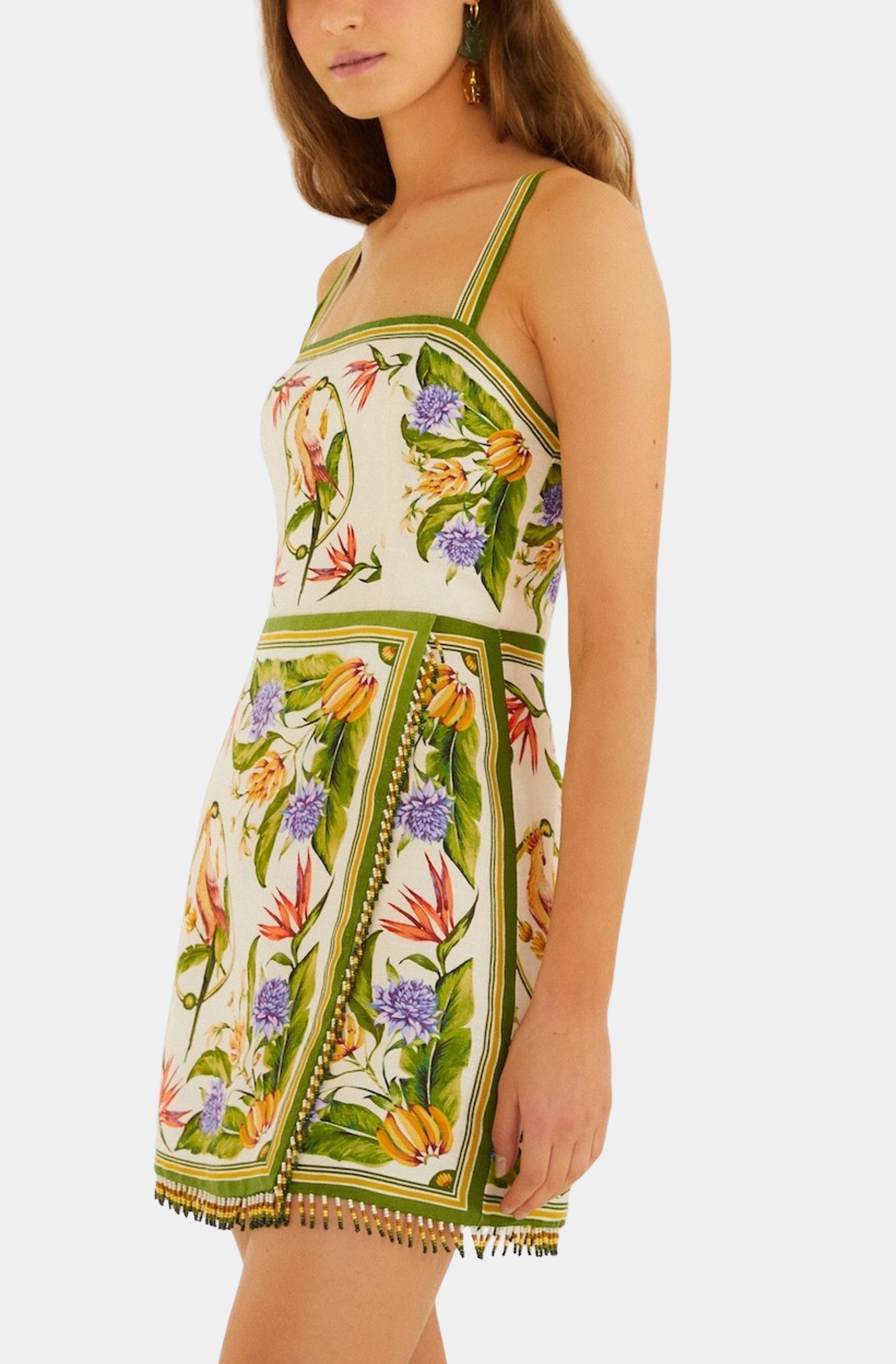 FARM Rio Women's Sand Tropical Scarf Mini Dress
