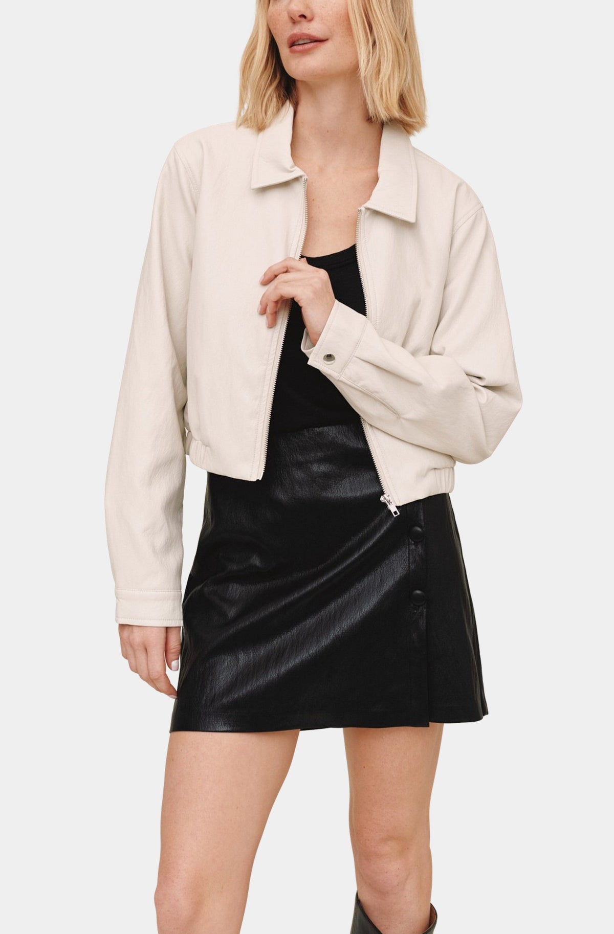 Crop Bomber Jacket