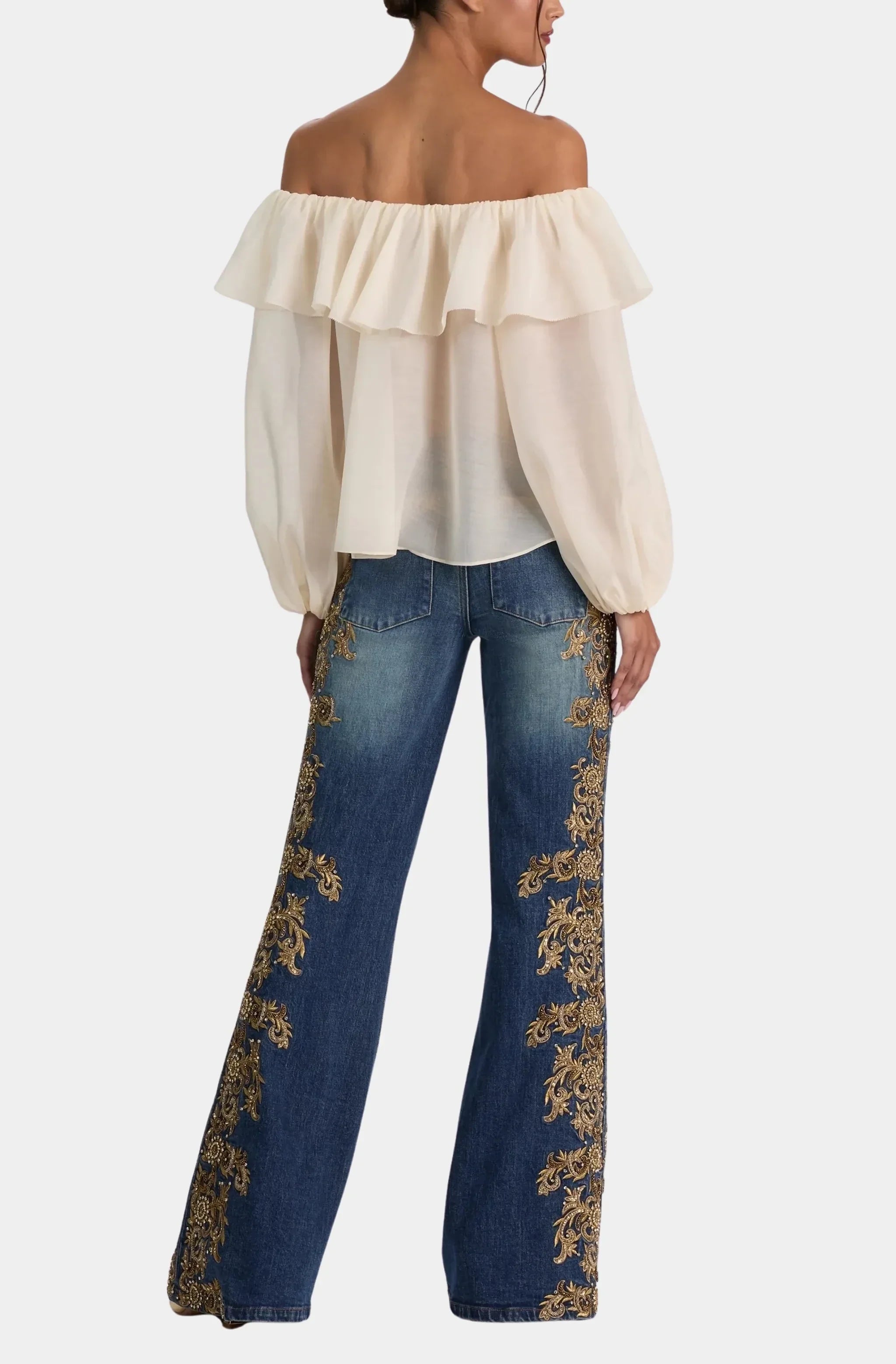 Alta Off The Shoulder Ruffle Blouse