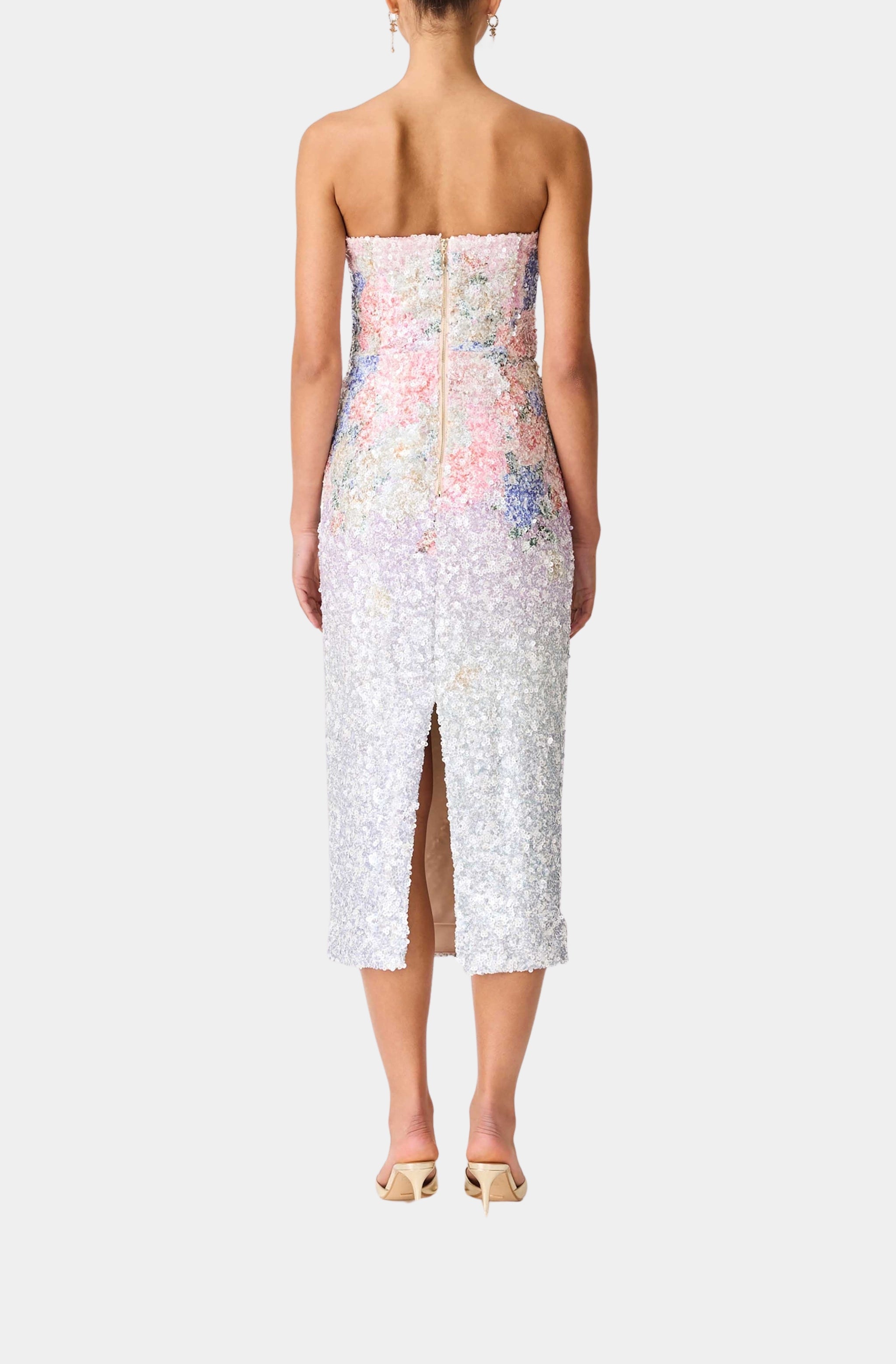 Lurea Strapless Midi Dress