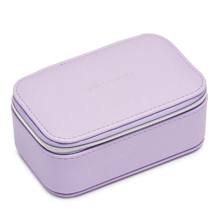 Lilac Saffiano Mini Jewellery Box