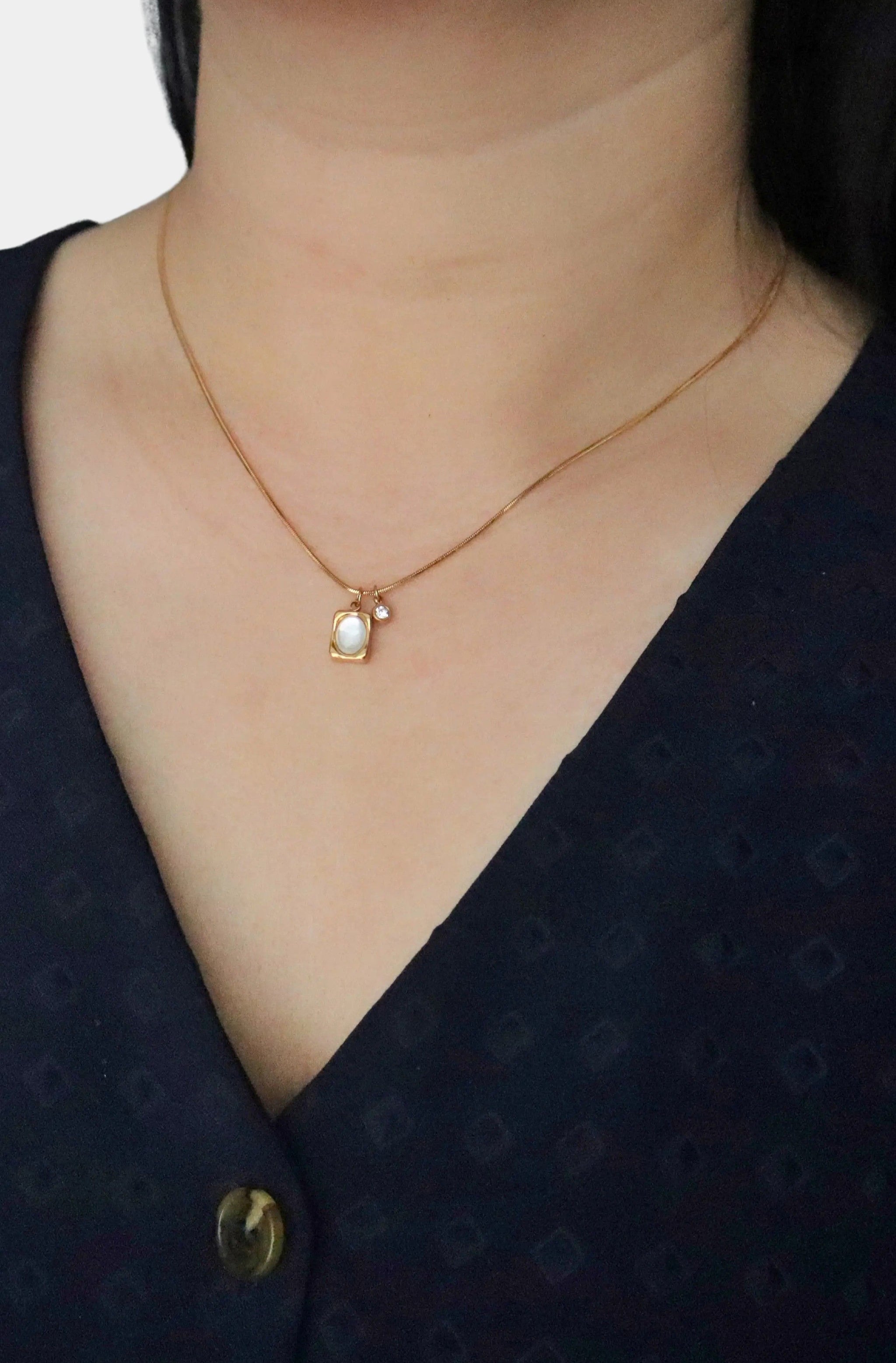 Ivory Grace Pendant Necklace