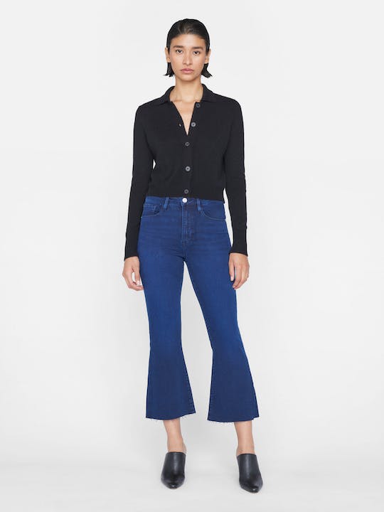 Le Crop Flare Denim