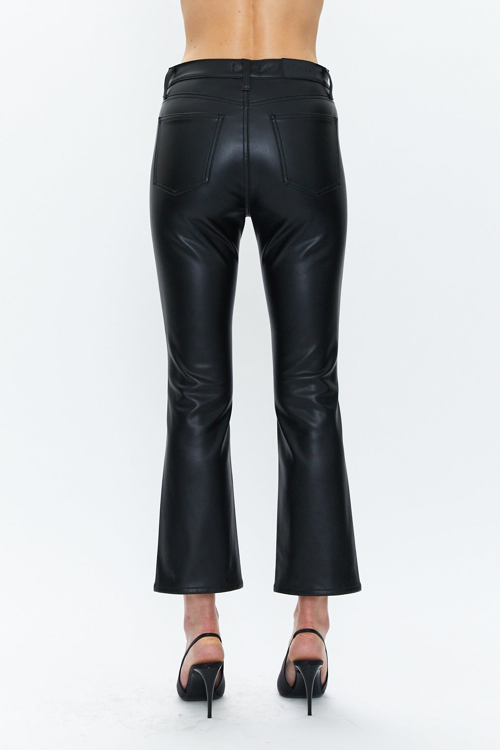 Lennon Black Leather Pant