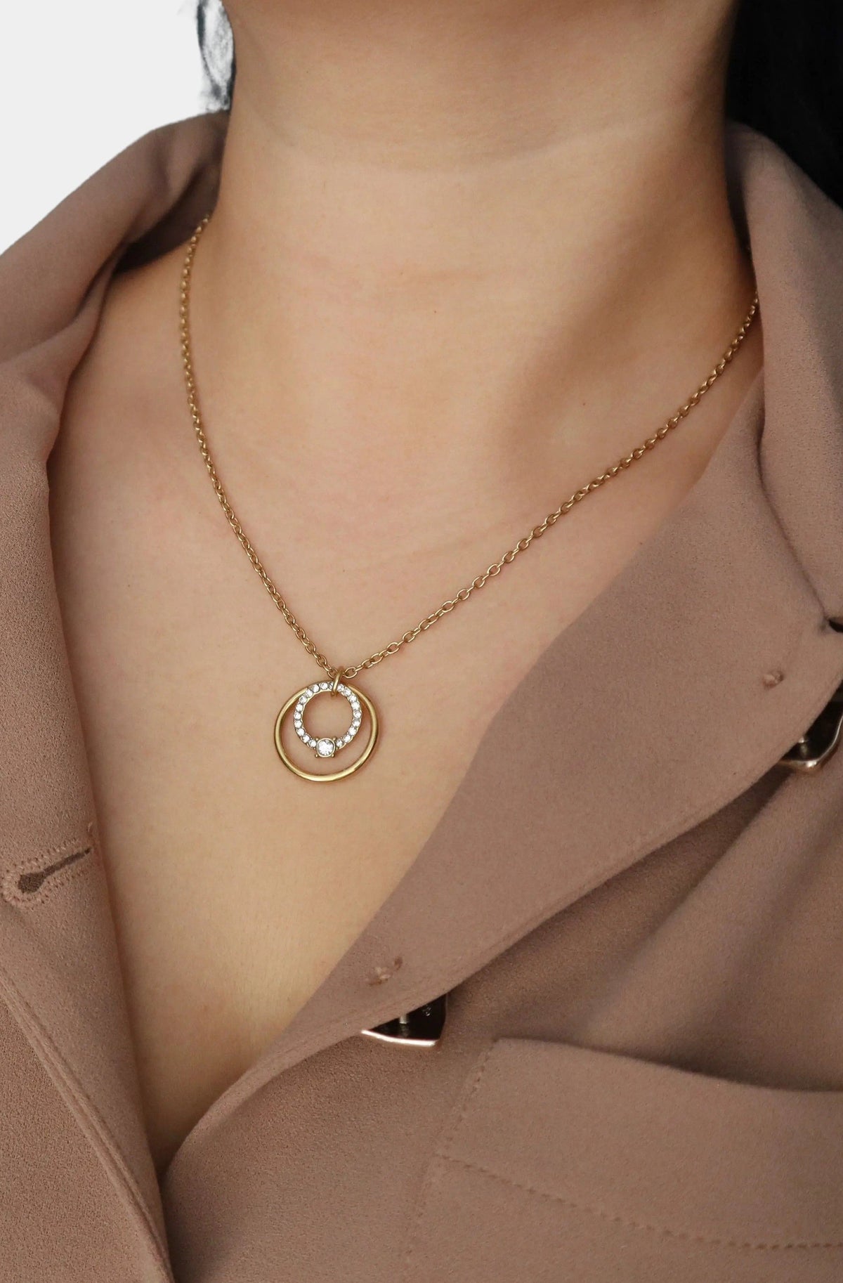 Soleil Circle Necklace
