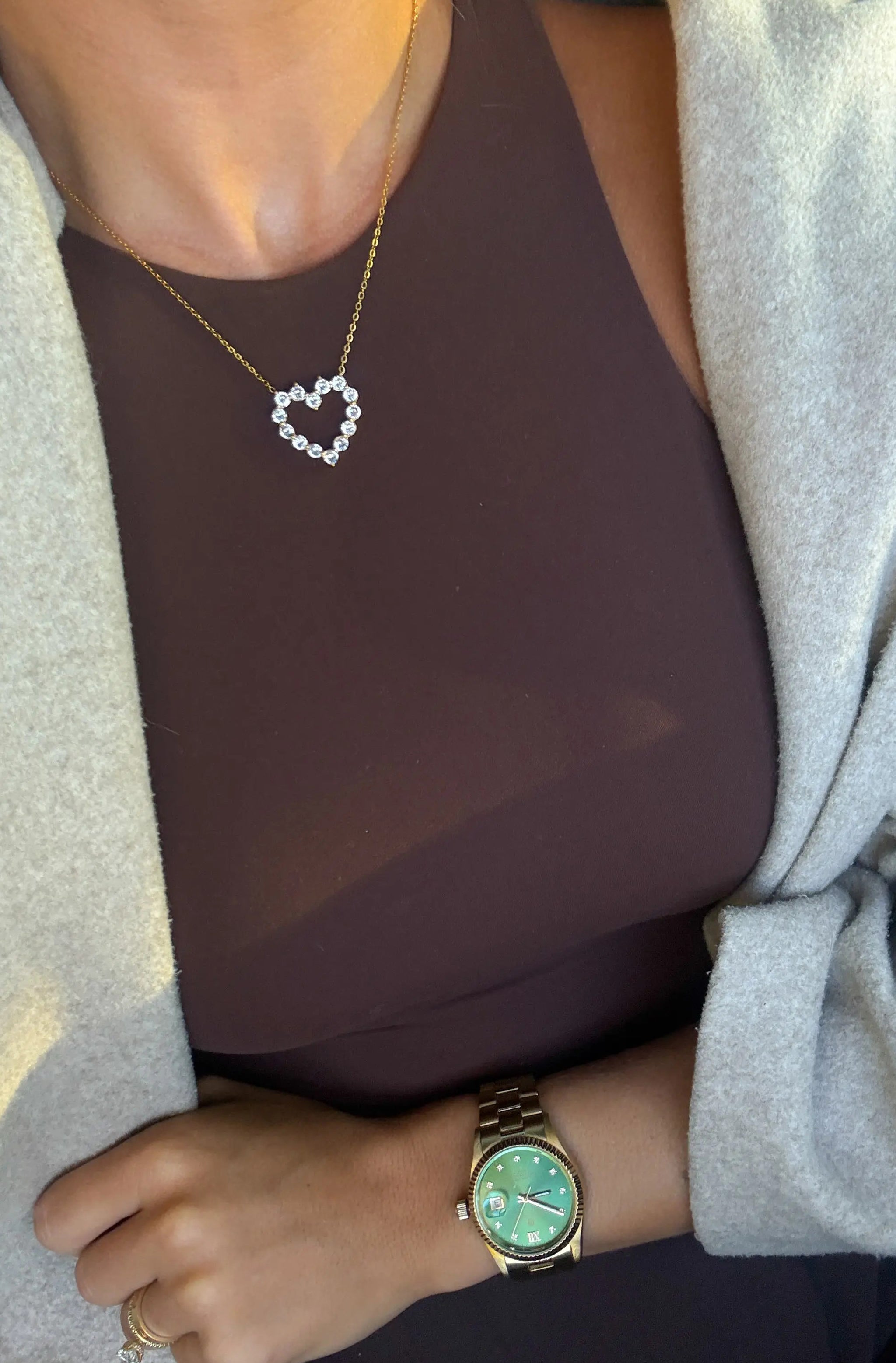 Diamond Sweetheart Necklace