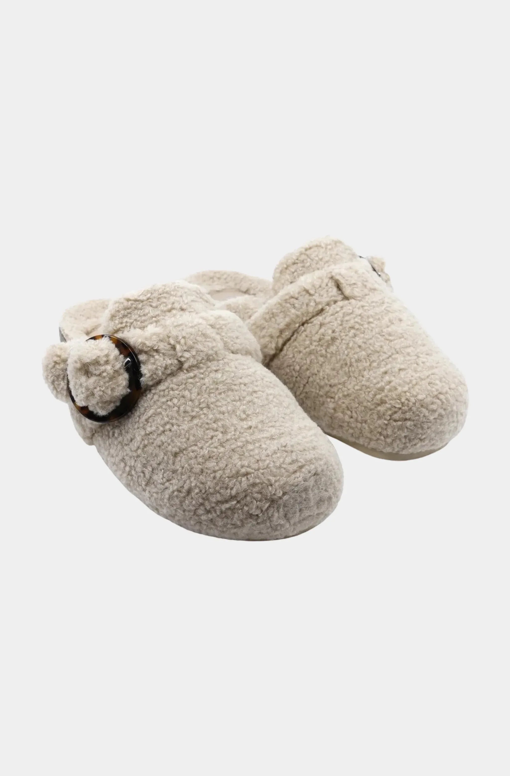Cimba Faux Shearling Slide