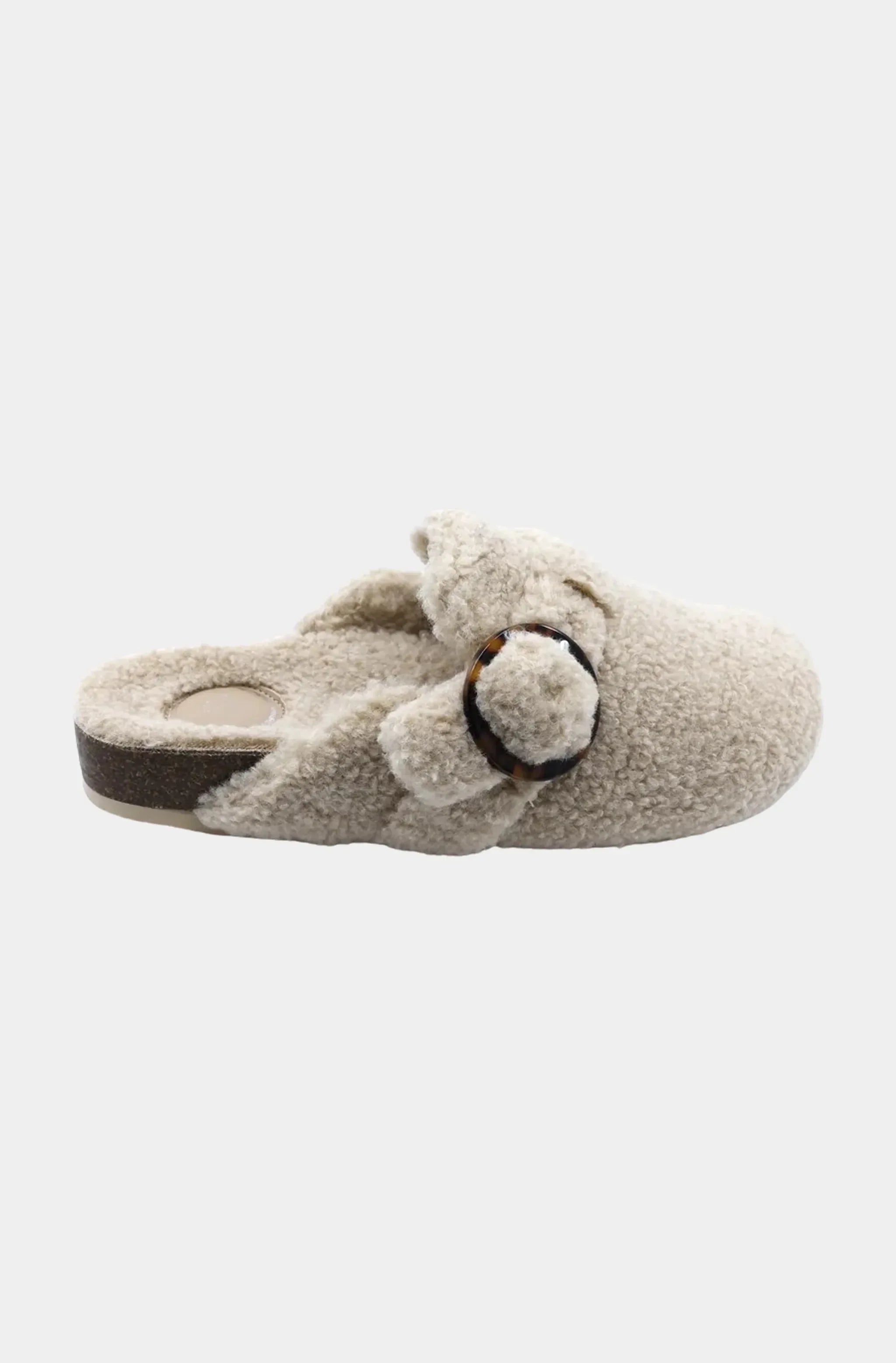Cimba Faux Shearling Slide