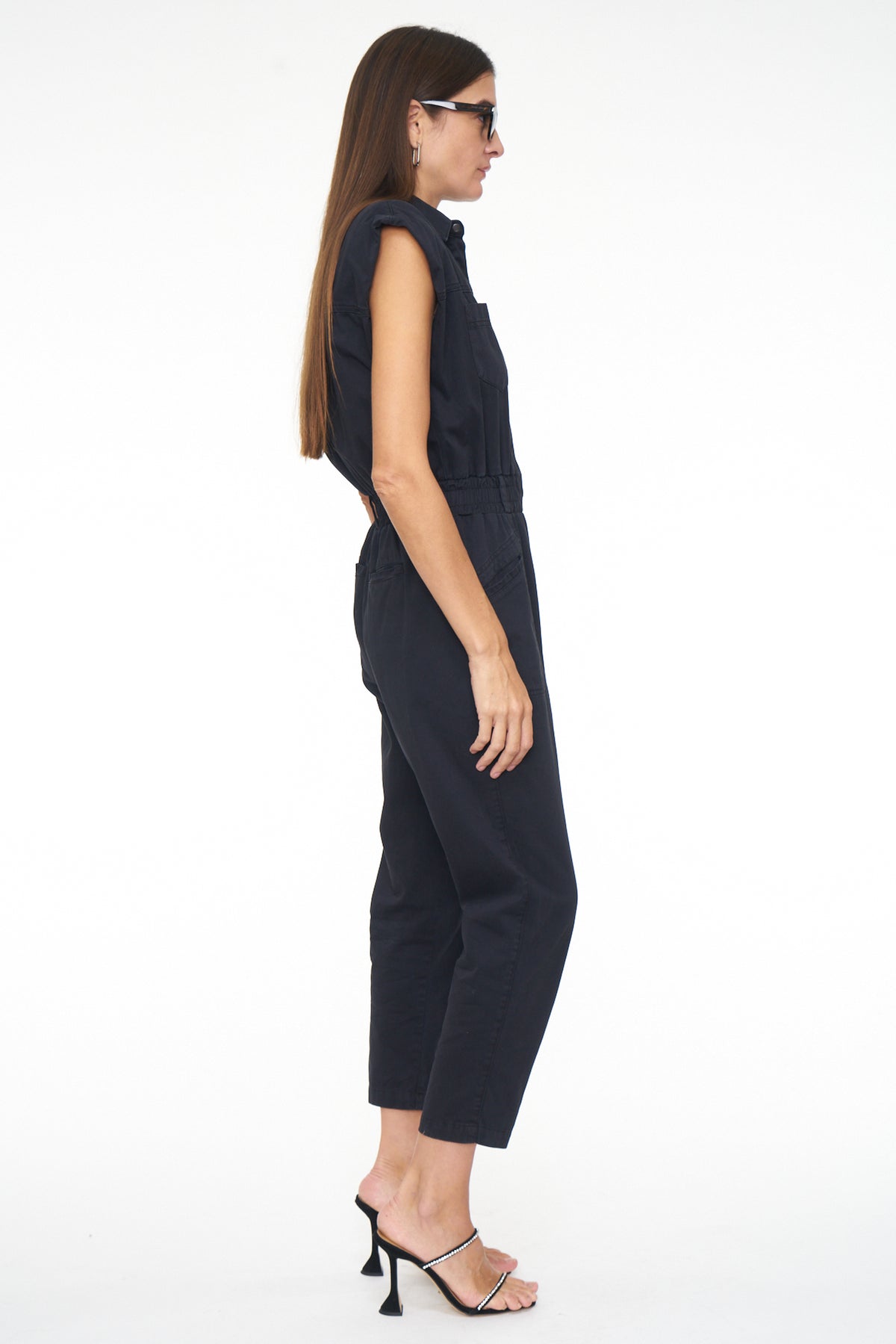 Rosie Shoulder Pad Jumpsuit
